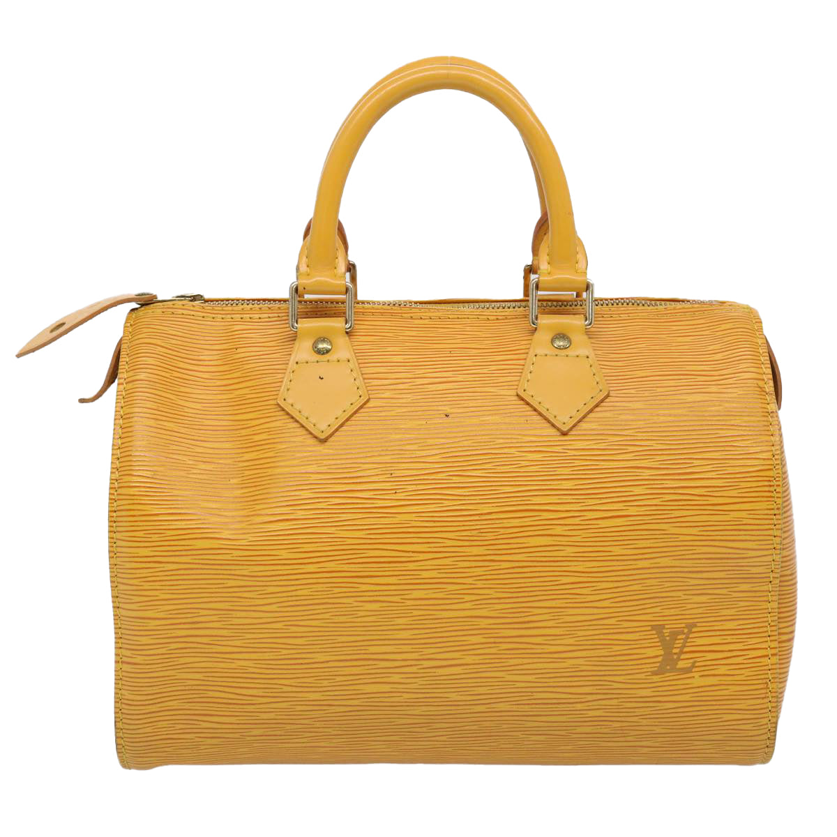 LOUIS VUITTON Epi Speedy 25 Hand Bag Tassili Yellow M43019 LV 62538