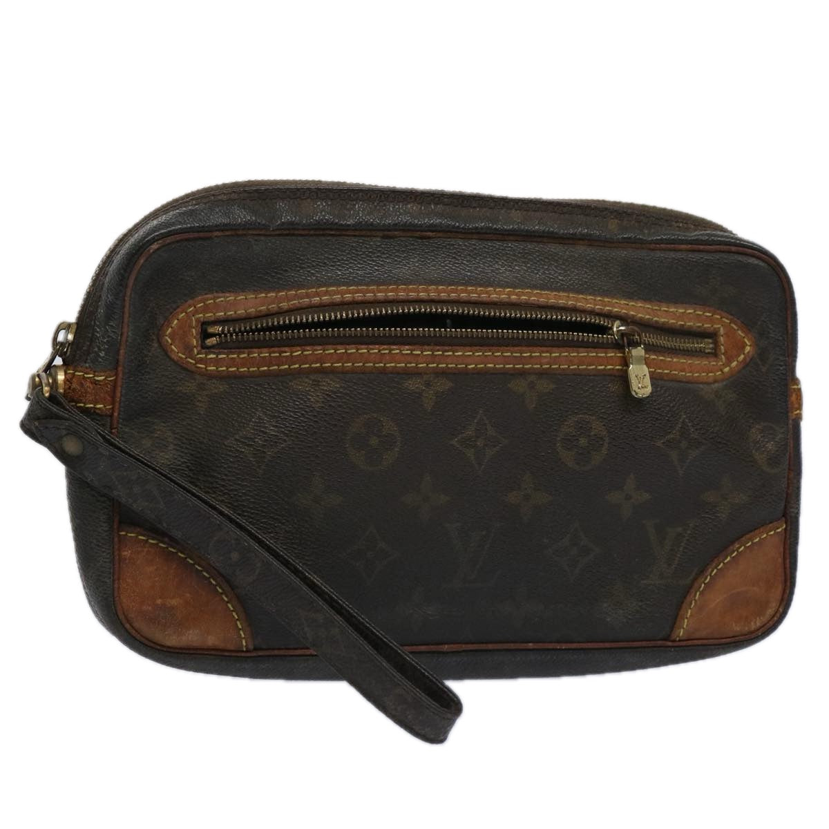 LOUIS VUITTON Monogram Marly Dragonne GM Clutch Bag M51825 LV 62547