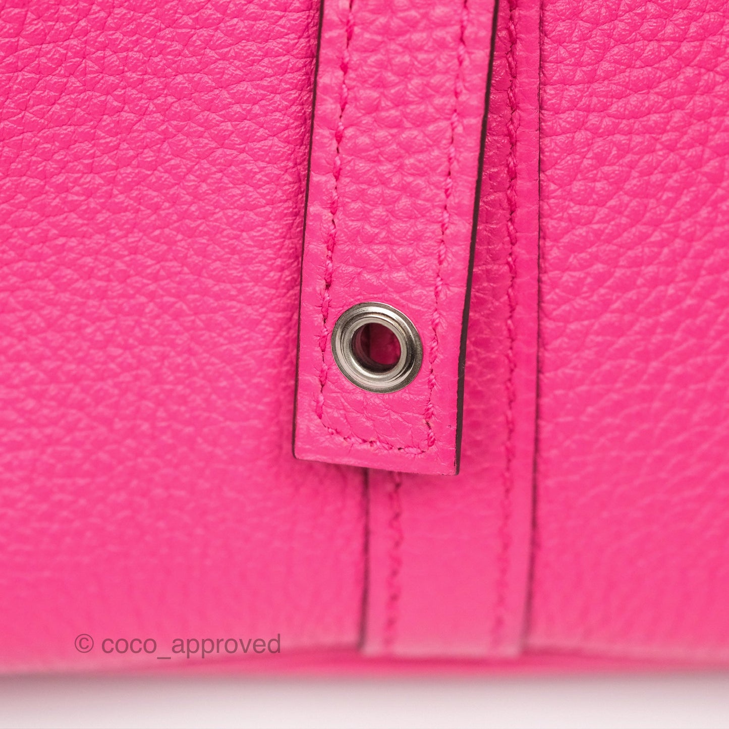 Hermès Picotin Lock 22 Rose Shocking 5R Taurillon Maurice Palladium Hardware