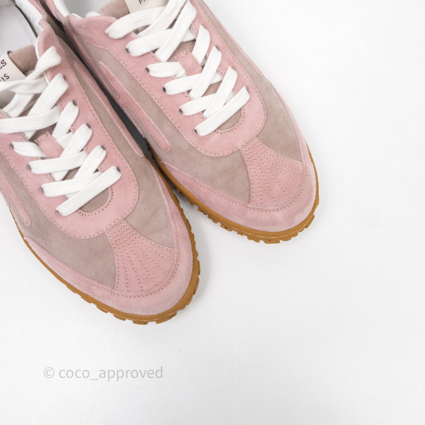 Hermès Jet Sneaker Rose Cancan /Rose Aquarelle Size 38