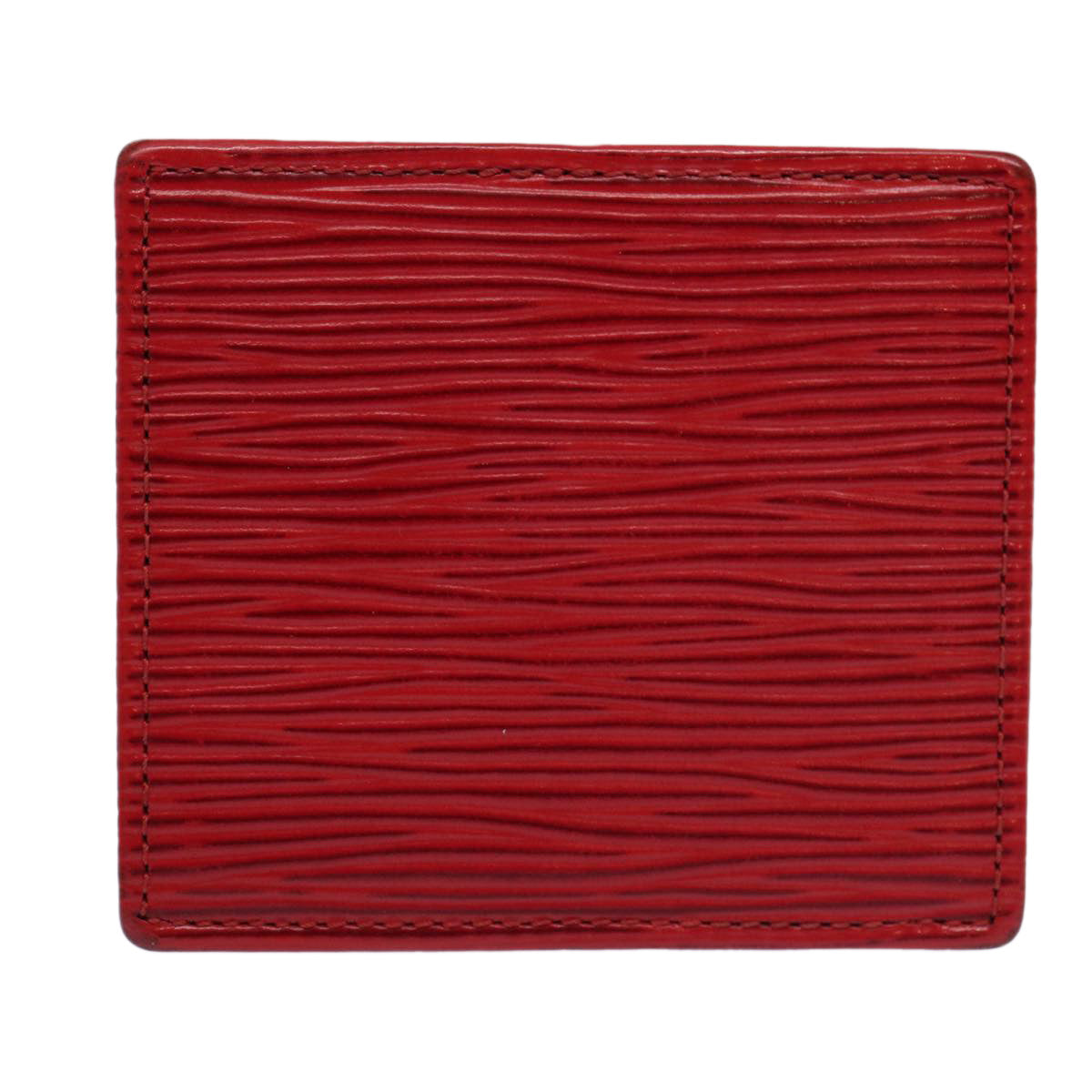 LOUIS VUITTON Epi Porte Monnaie Boite Coin Purse Red M63697 LV 62562