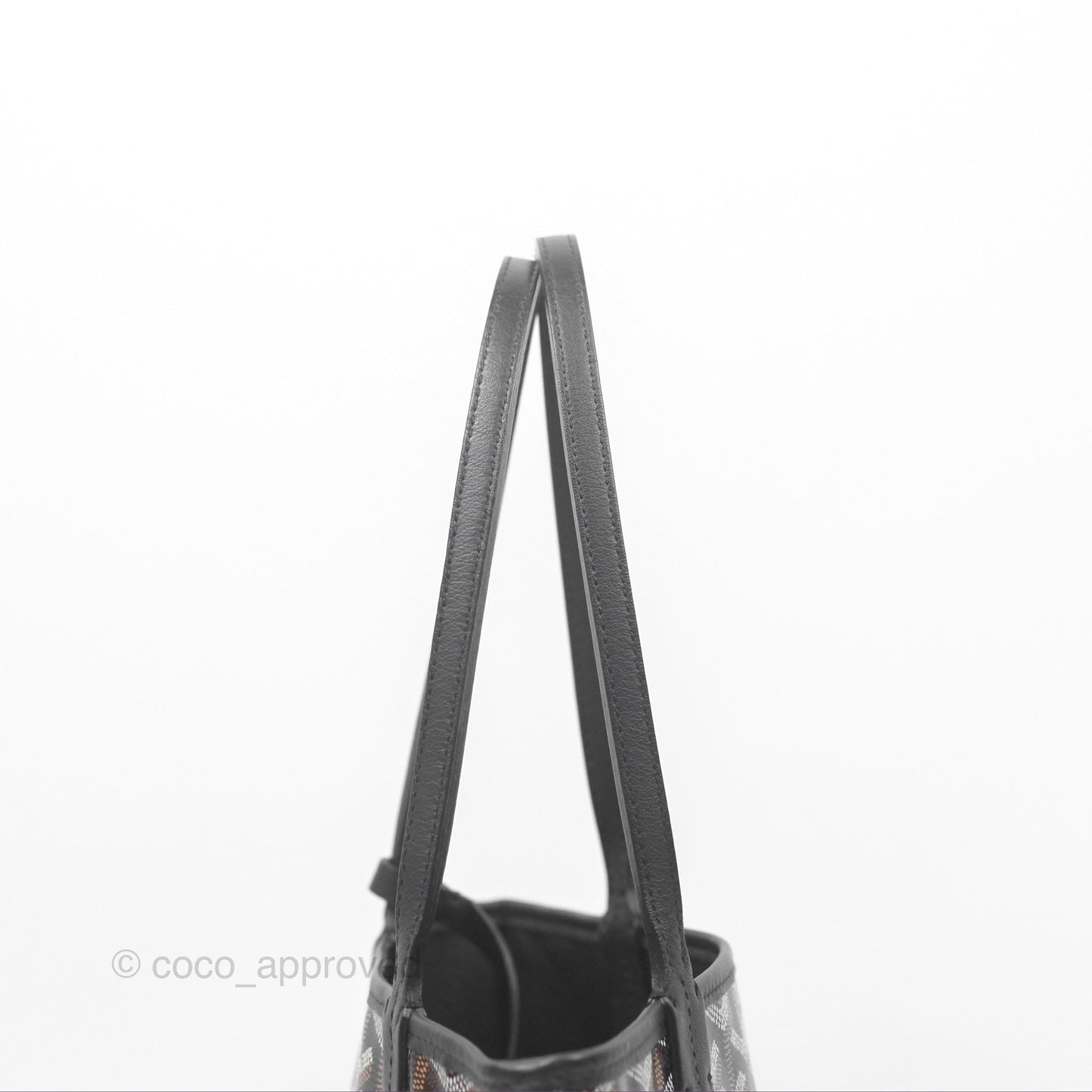 Goyard Anjou Mini Bag Goyardine Canvas Black