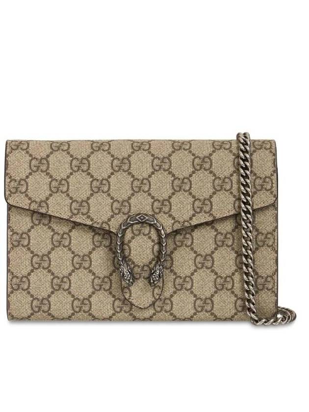 Luxury Gucci Trending 2025 Dionysus GG Chain Shoulder Bag Beige Ebony