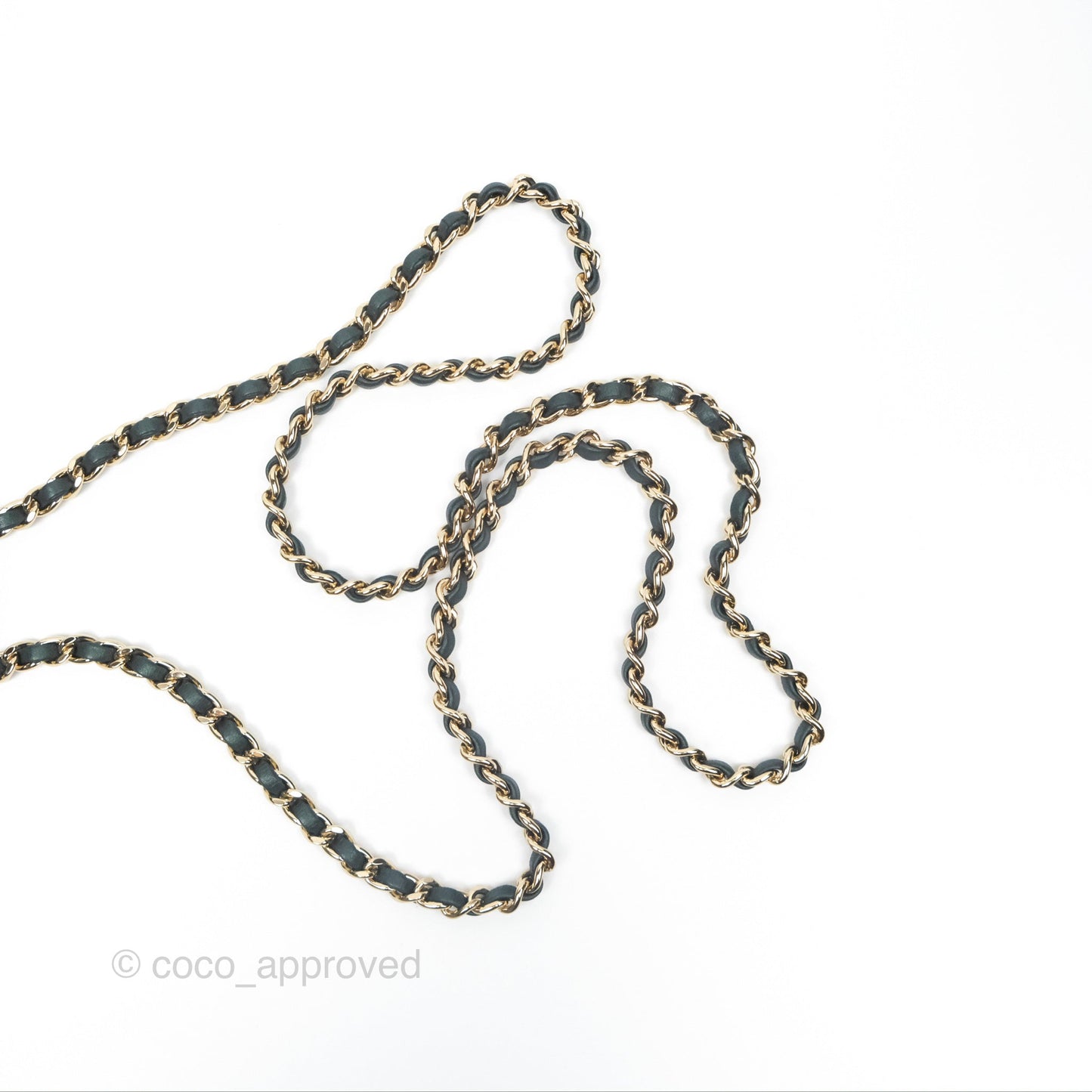 Chanel Top Handle Mini Rectangular Flap Bag Iridescent Dark Green Lambskin Gold Hardware