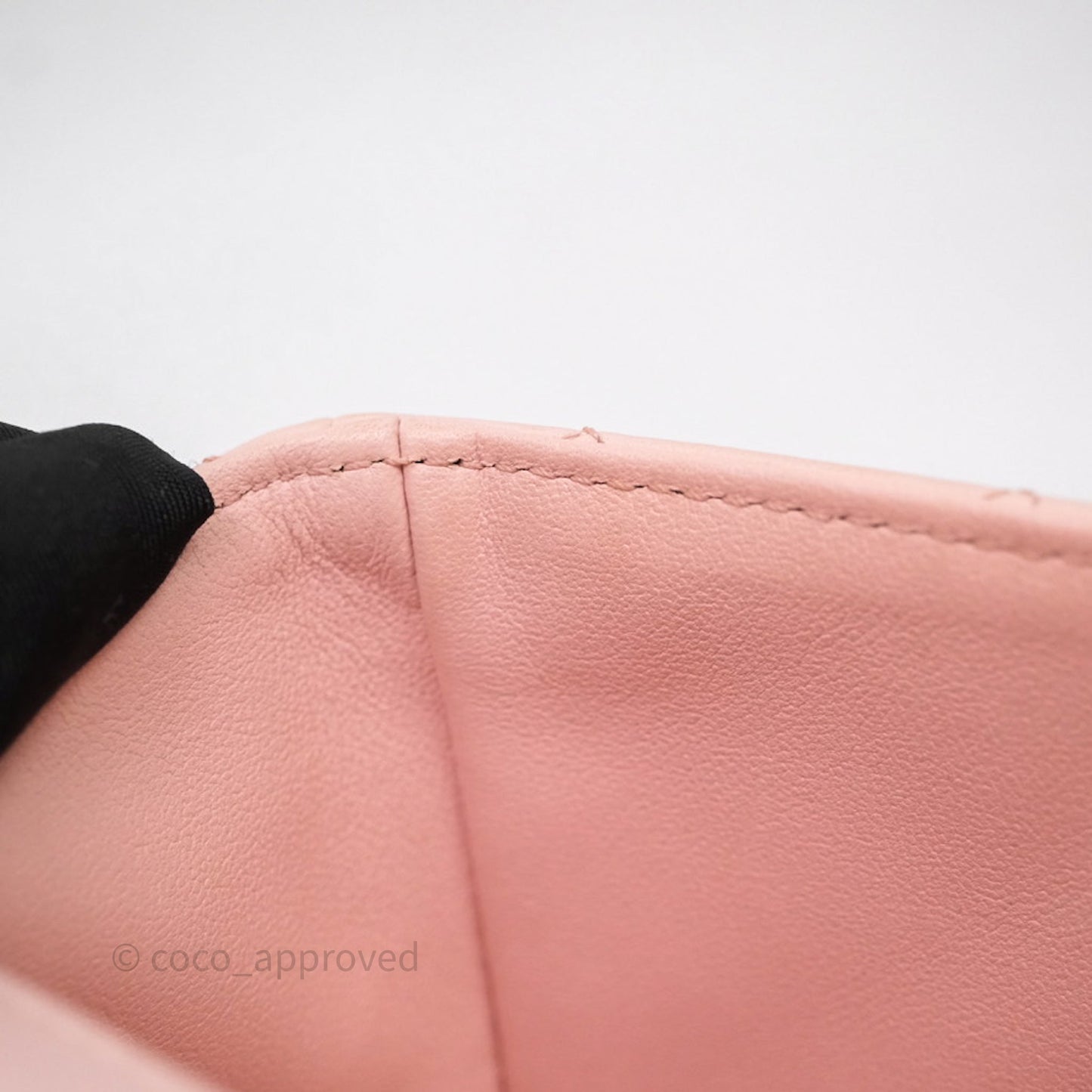 Chanel Top Handle Mini Rectangular Flap Bag Pink Lambskin Aged Gold Hardware
