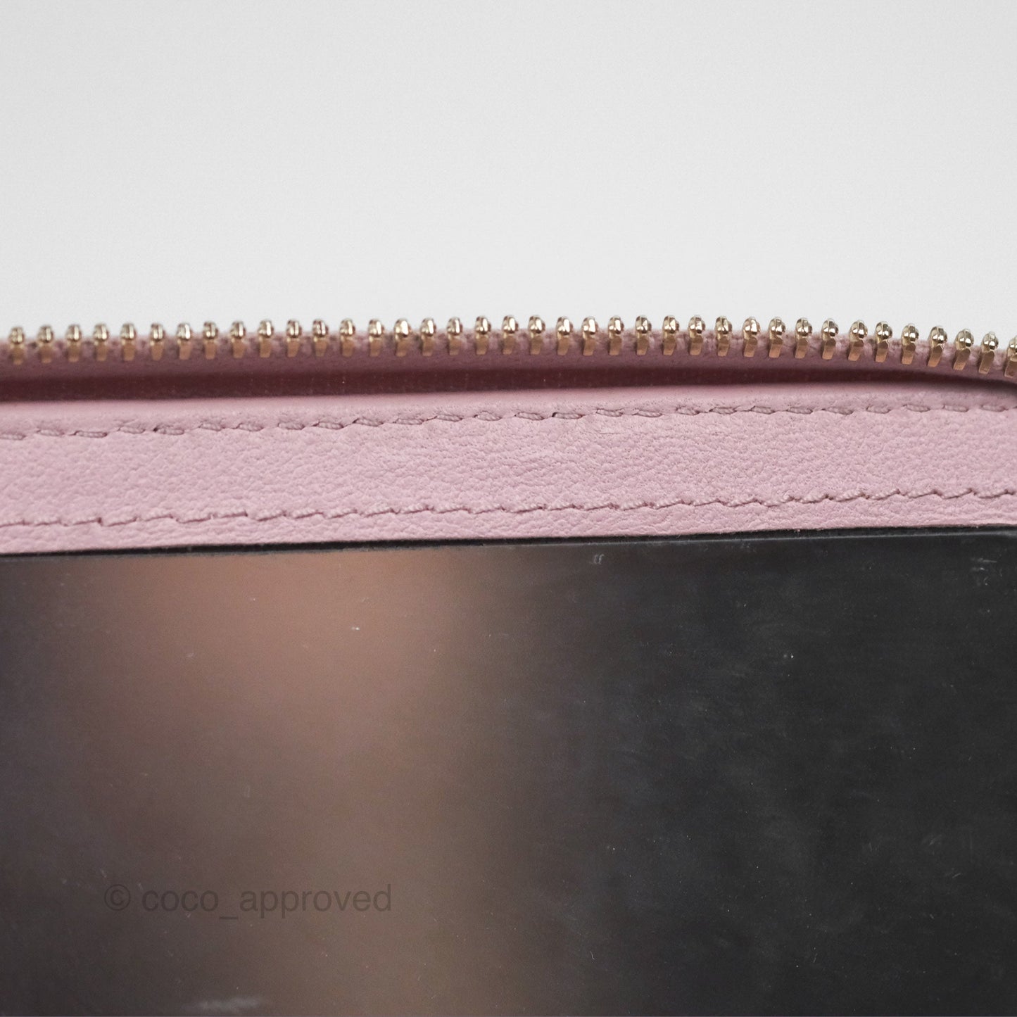 Chanel Vanity with Heart Adjustable Chain Dusty Pink Caviar Aged Gold Hardware