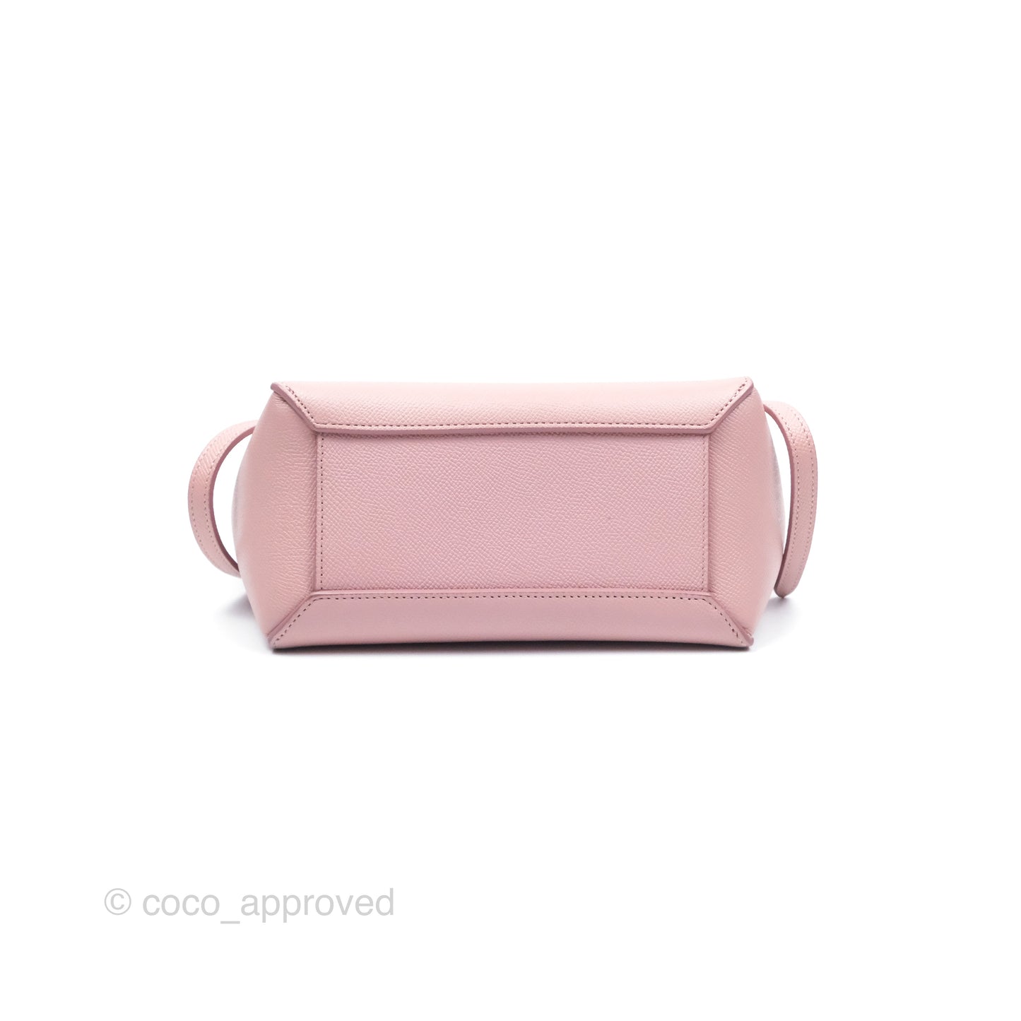 Celine Nano Belt Bag Pink Grained Calfskin Gold Hardware