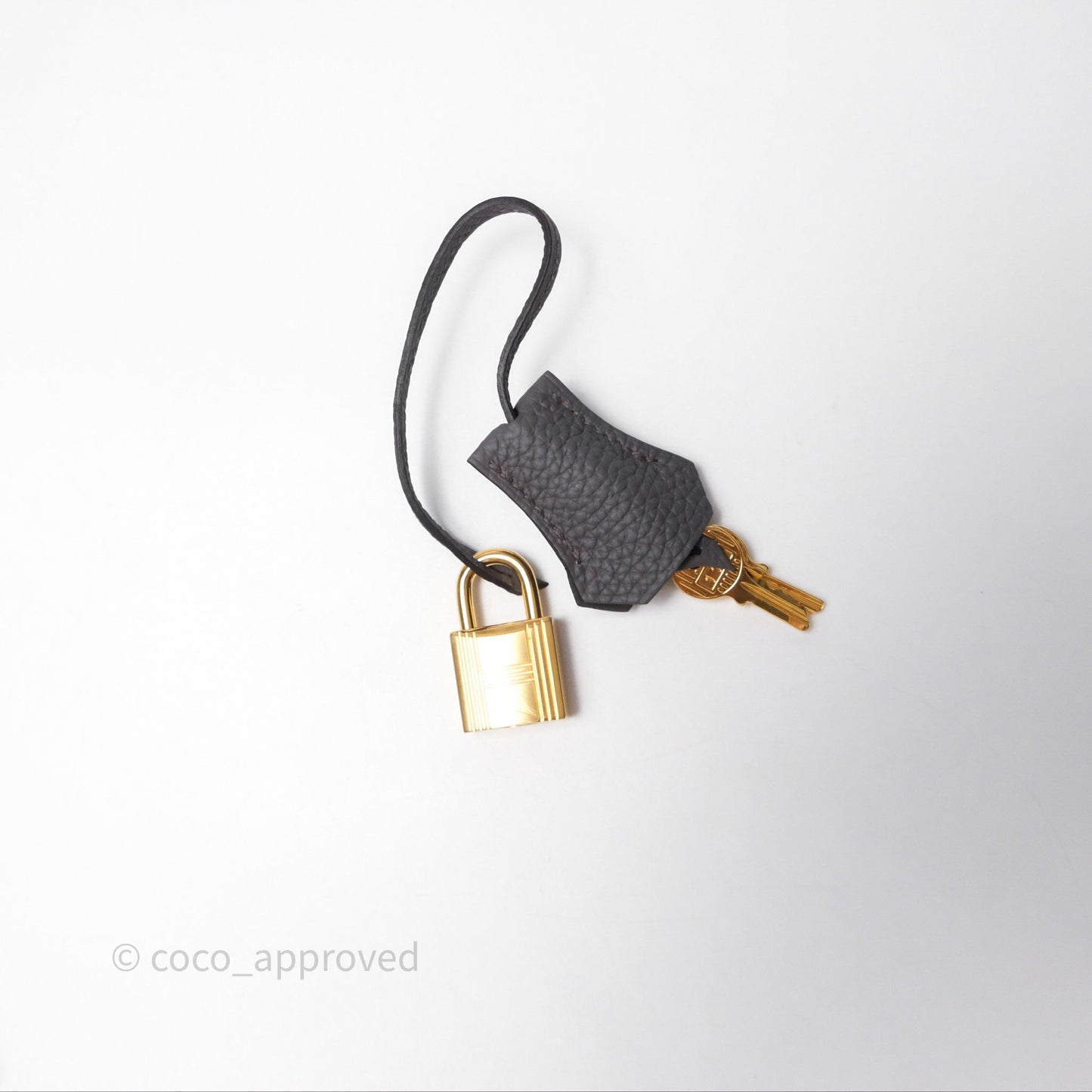 Hermès Kelly II 28 Retourne Etain 8F Togo Gold Hardware