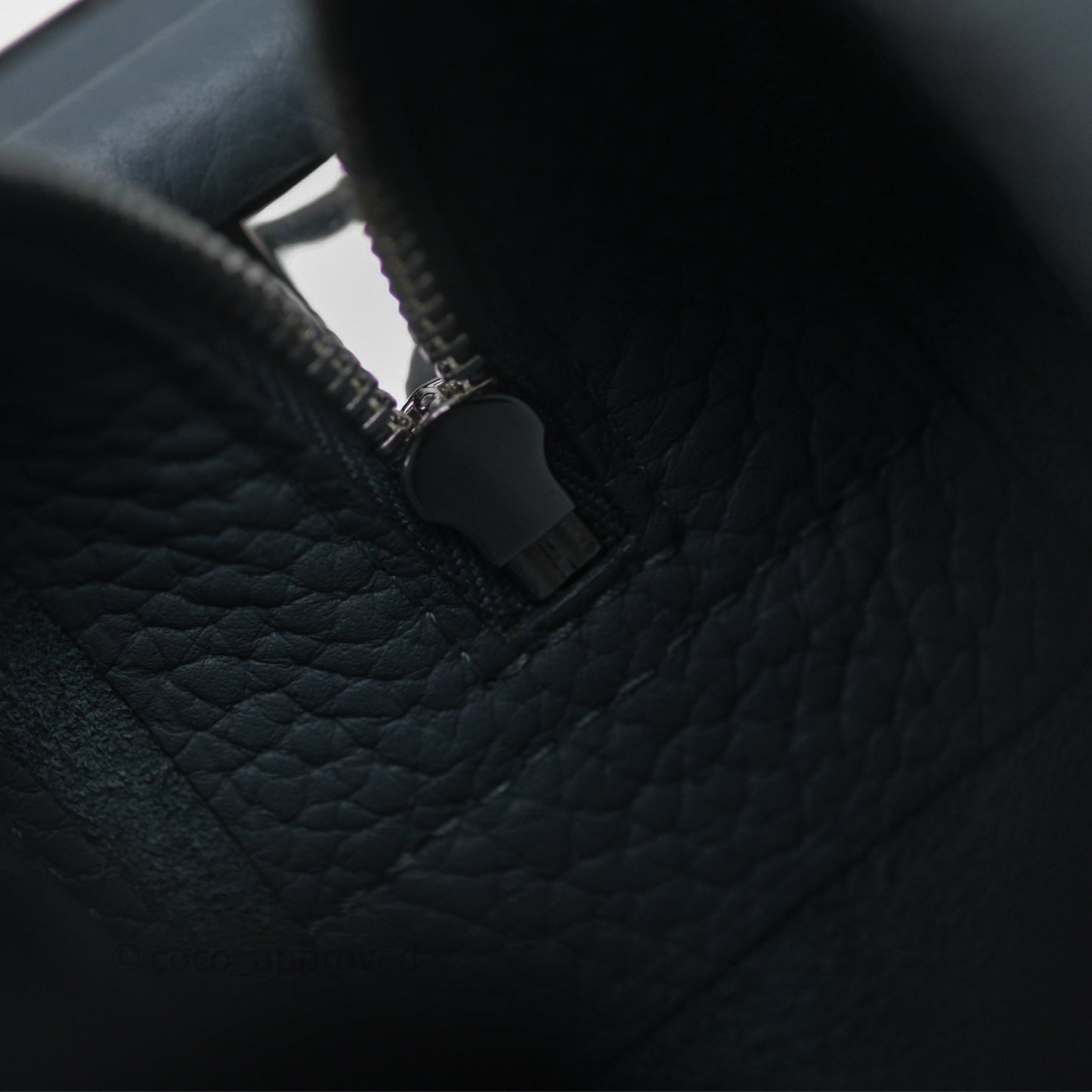 Delvaux Cool Box Nano Taurillon Soft Grained Calfskin Pacific Palladium Hardware