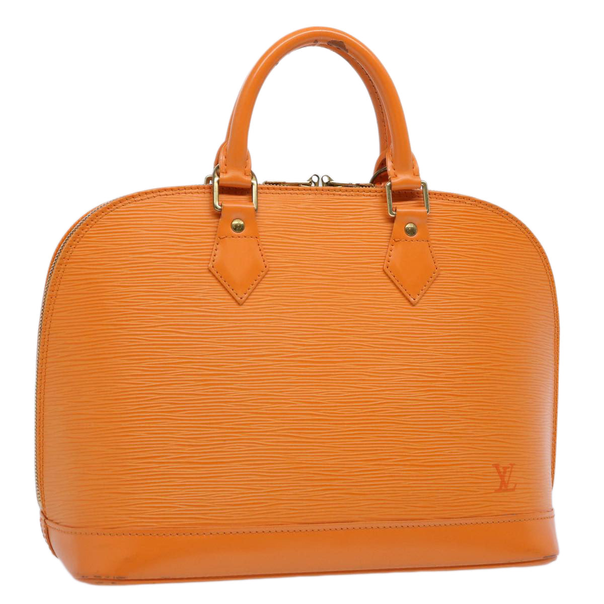 LOUIS VUITTON Epi Alma Hand Bag Orange Mandarin M5214H LV 62626