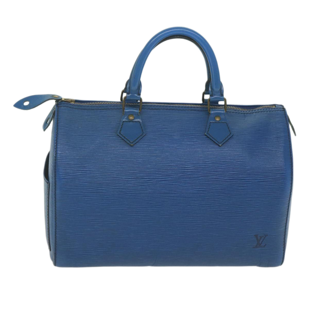 LOUIS VUITTON Epi Speedy 30 Hand Bag Toledo Blue M43005 LV 62627
