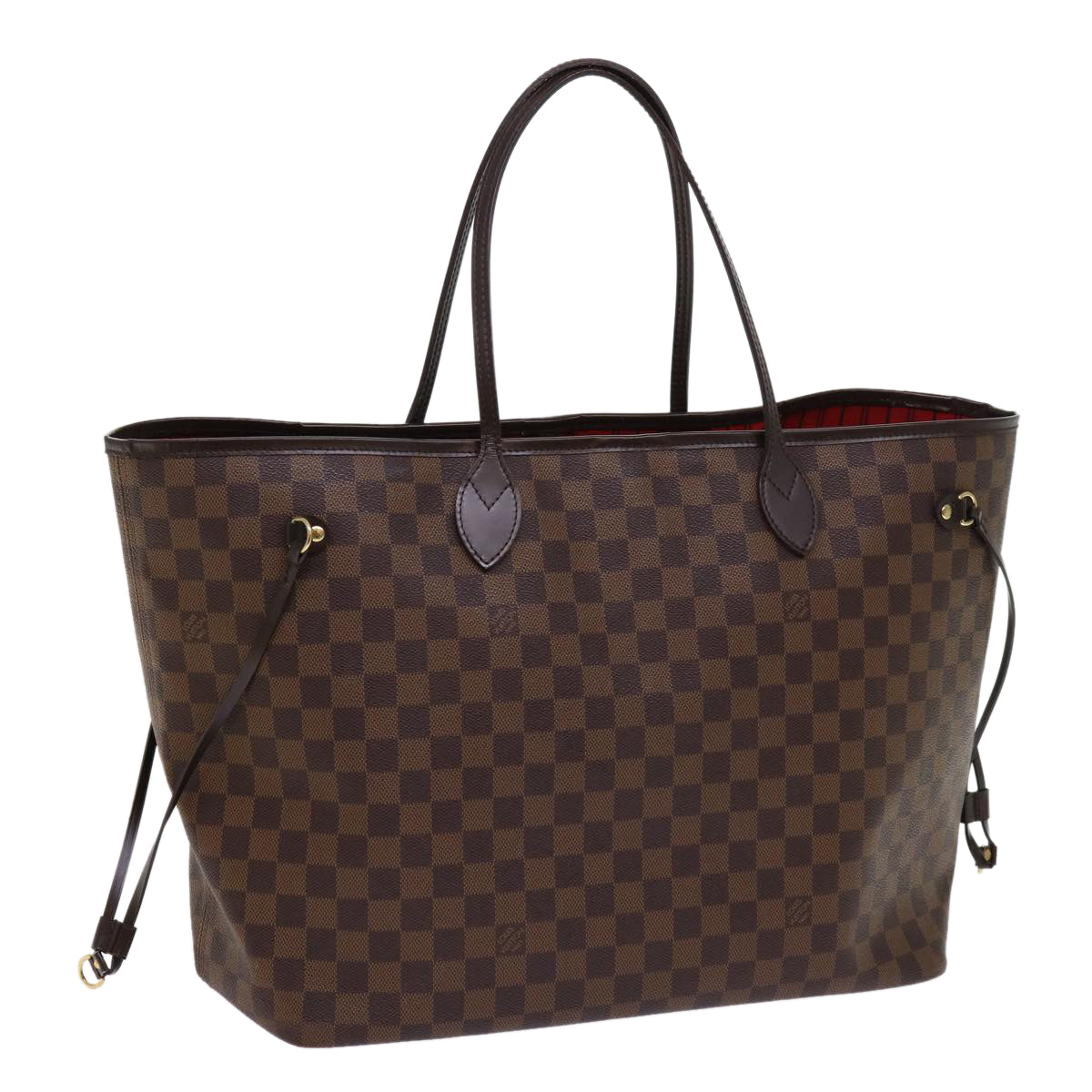 LOUIS VUITTON Damier Ebene Neverfull GM Tote Bag N51106 LV 62629A