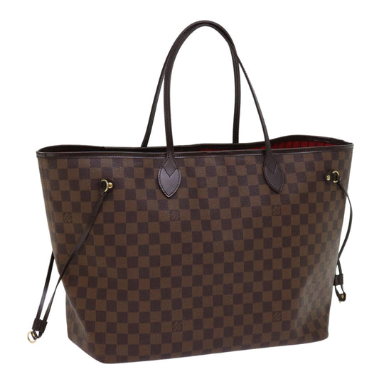 LOUIS VUITTON Damier Ebene Neverfull GM Tote Bag N51106 LV 62629A