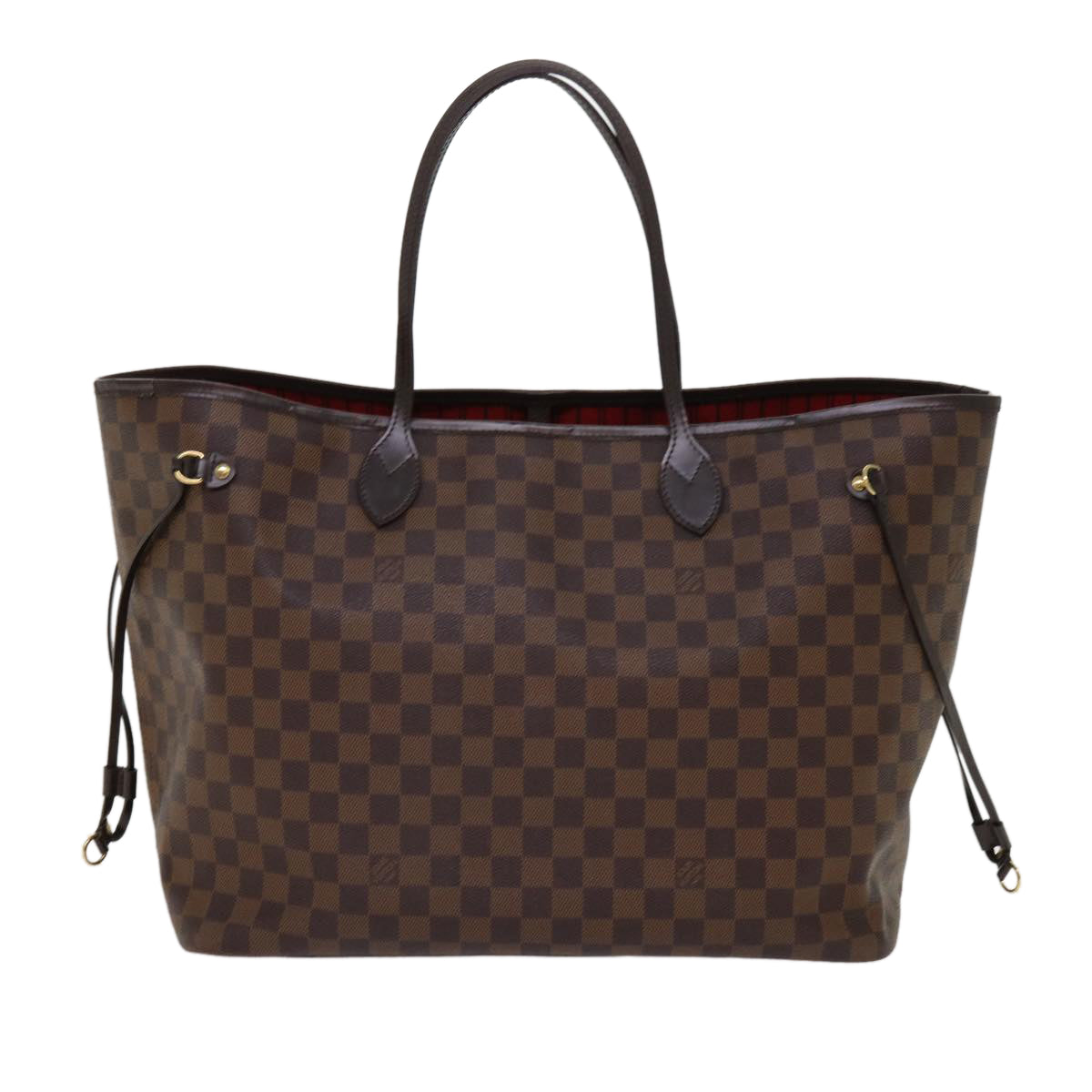 LOUIS VUITTON Damier Ebene Neverfull GM Tote Bag N51106 LV 62629A