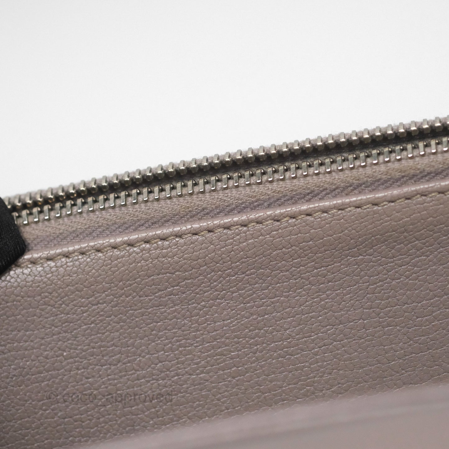 Chanel Coco Curve Flap Burnished Lilac Grey Calfskin Goatskin Antique Gold Hardware