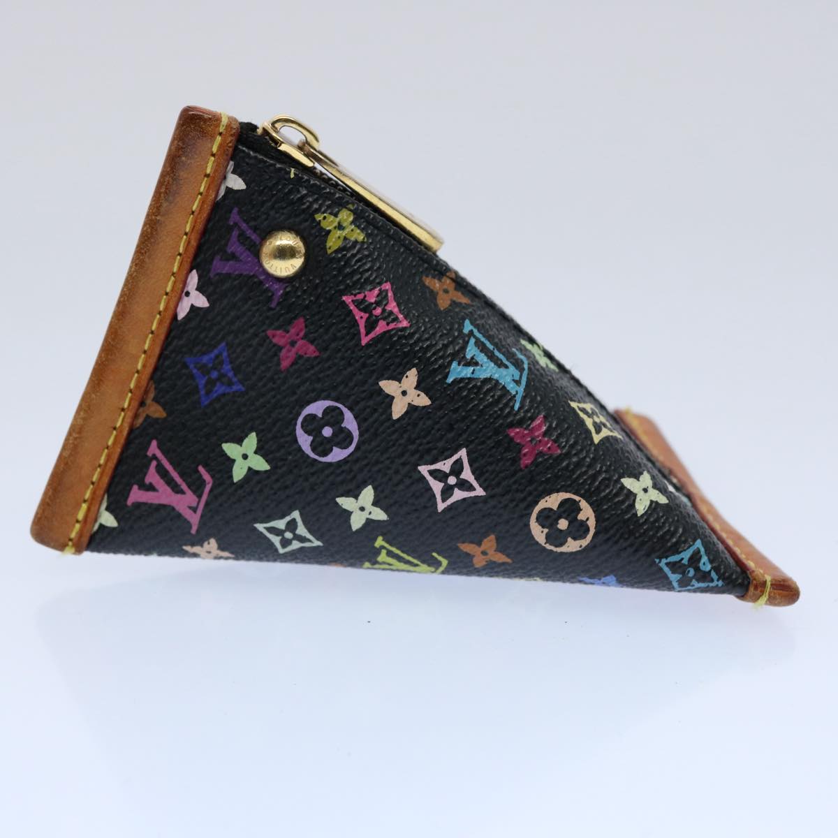 LOUIS VUITTON Monogram Multicolor Berlingo Coin Purse Black M58029 62648