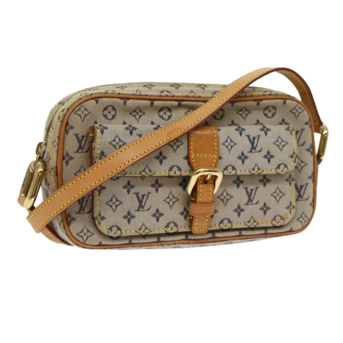 LOUIS VUITTON Monogram Mini Juliet MM Shoulder Bag Blue M92004 LV 62652
