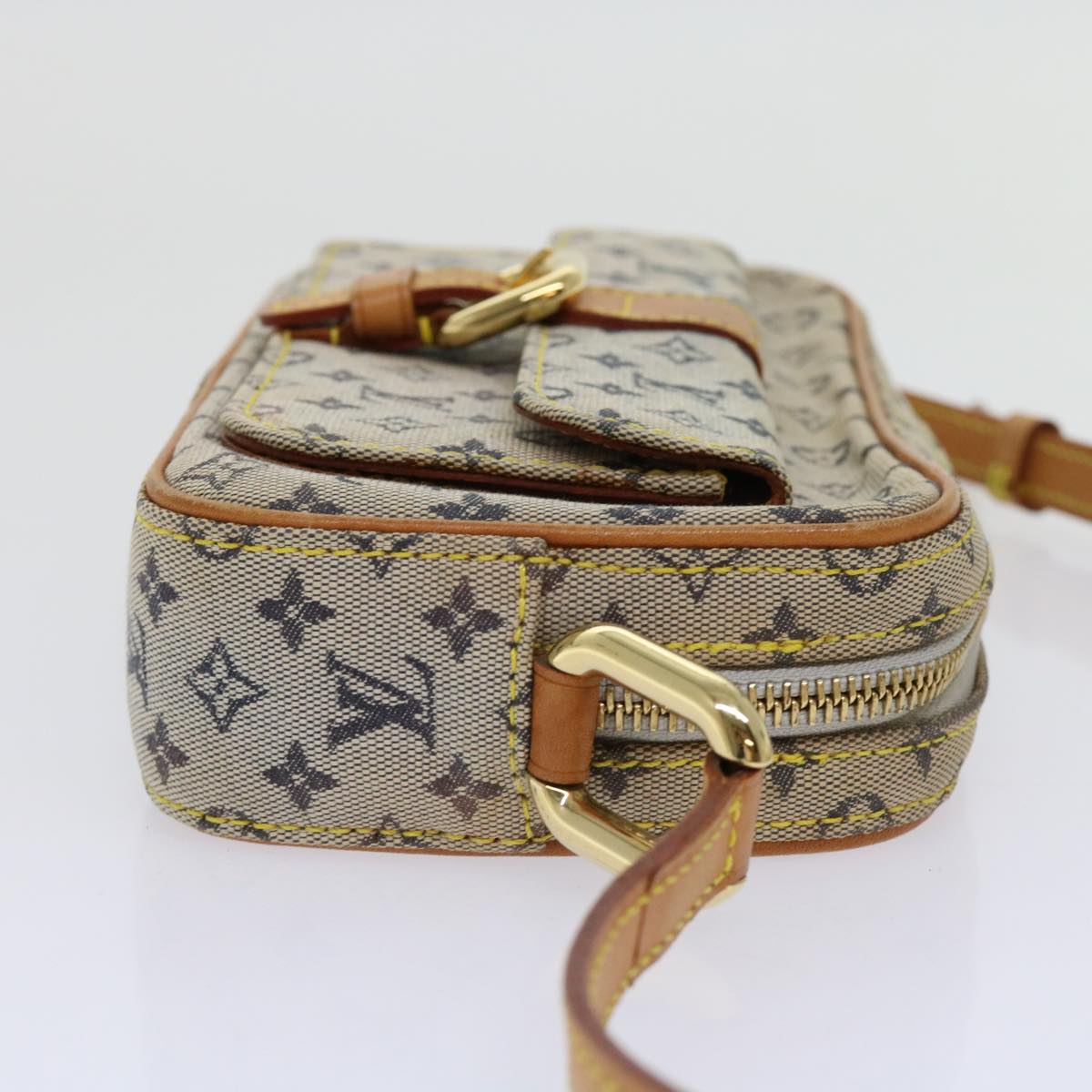 LOUIS VUITTON Monogram Mini Juliet MM Shoulder Bag Blue M92004 LV 62652