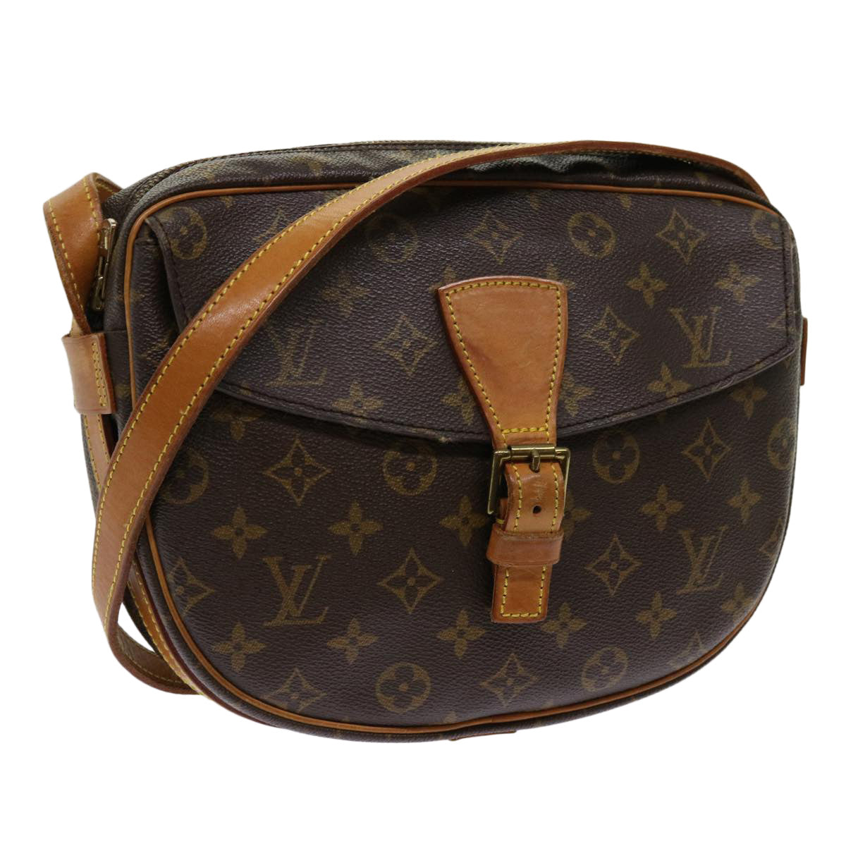 LOUIS VUITTON Monogram Jeune Fille GM Shoulder Bag M51225 LV 62668