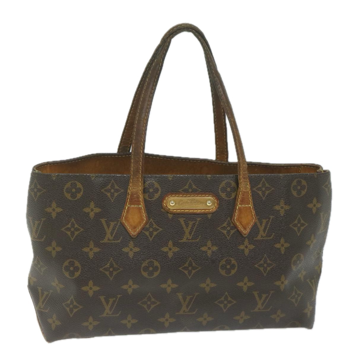 LOUIS VUITTON Monogram Wilshire PM Hand Bag M40595 LV 62688