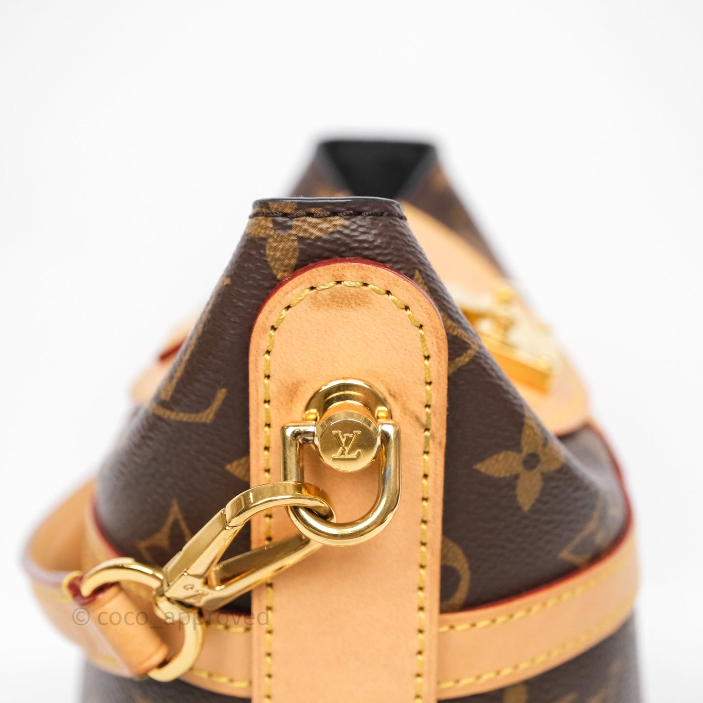 Louis Vuitton Duffle Bucket Bag Monogram Canvas