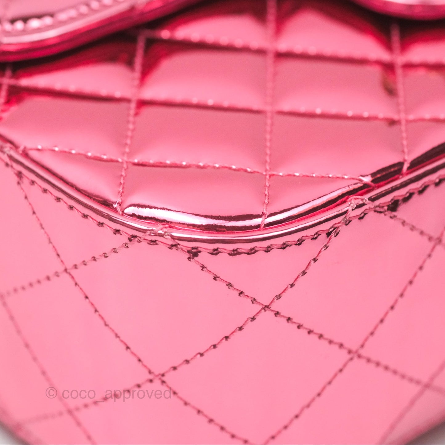 Chanel Small Flap Star Backpack Metallic Pink Mirror Calfskin Gold Hardware 24C