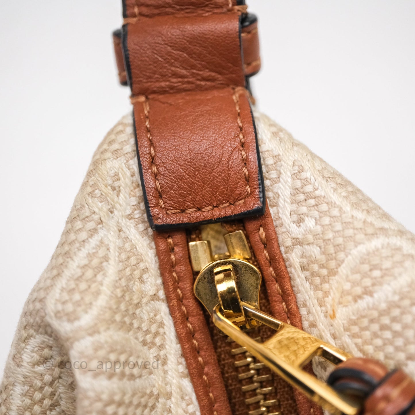 Loewe Top Handle Cubi Bag Anagram Jacquard