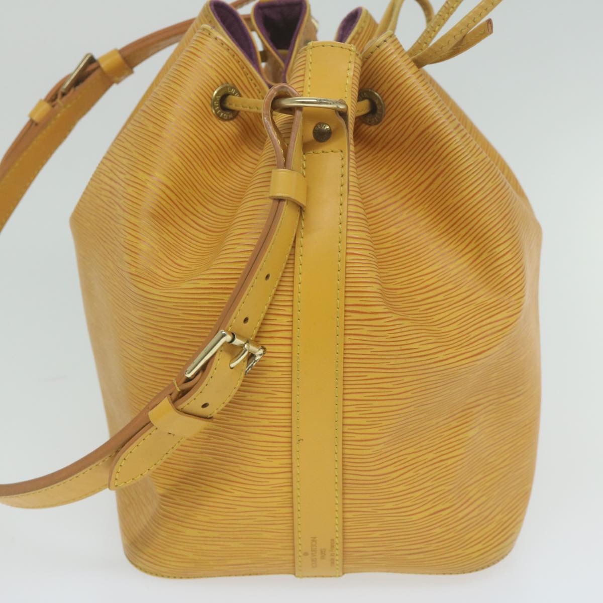 LOUIS VUITTON Epi Petit Noe Shoulder Bag Tassili Yellow M44109 LV 62813
