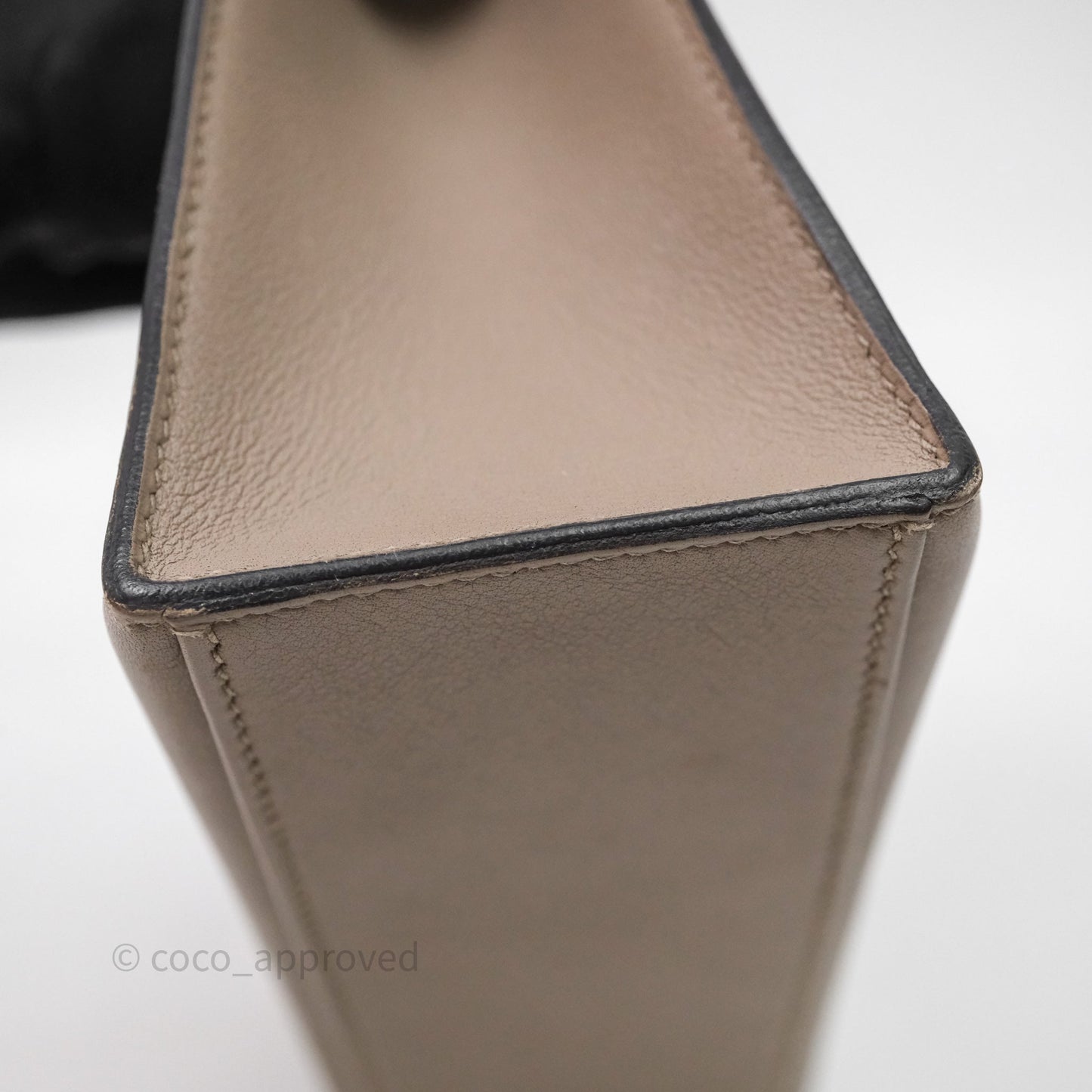 Hermès Kelly Pochette Gris Asphalte M8 Swift Gold Hardware