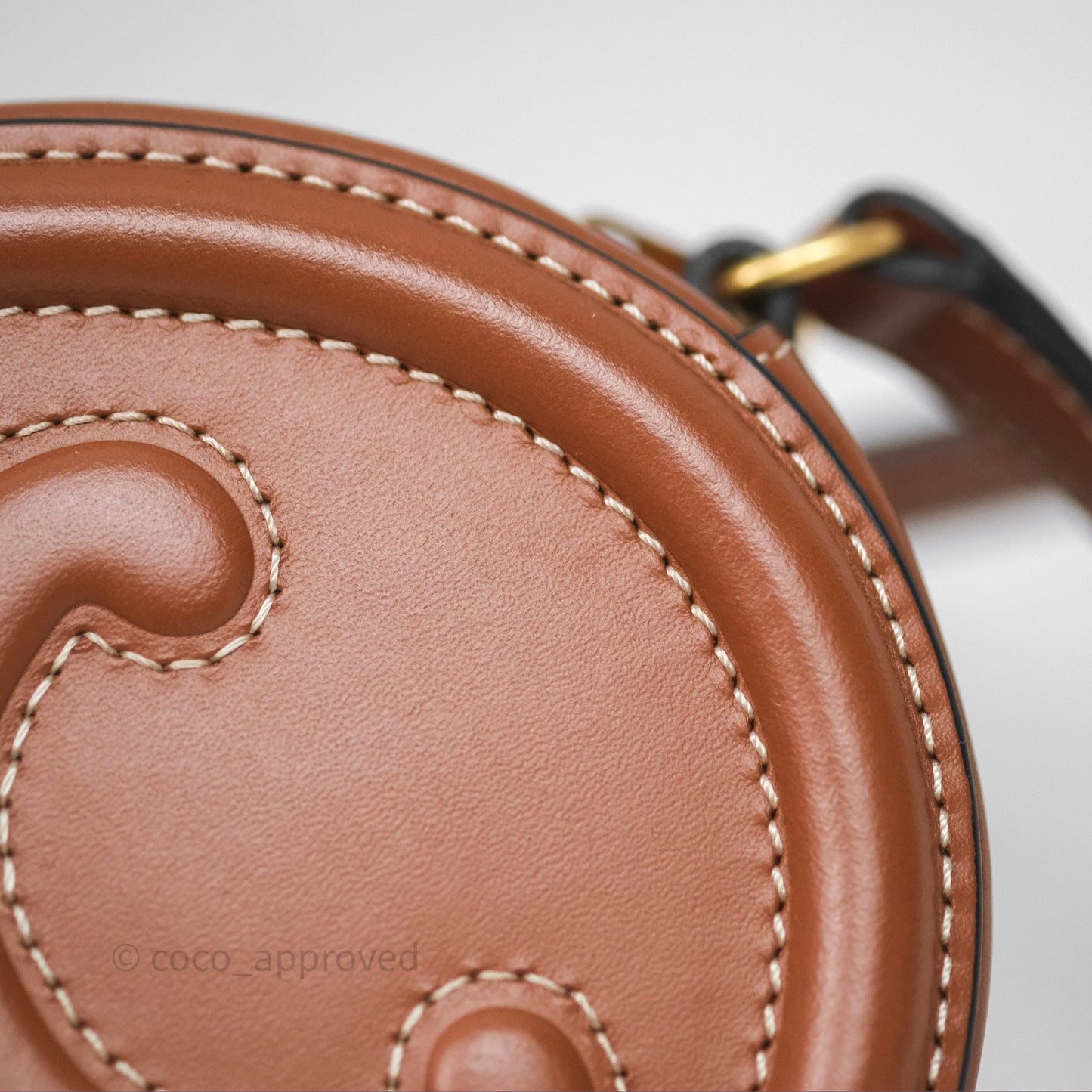 Celine Mini Oval Bag Cuir Triomphe Tan Calfskin