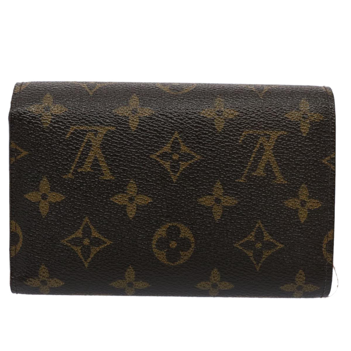 LOUIS VUITTON Monogram Porte Tresor Etui Chequier Wallet M61200 LV 62882