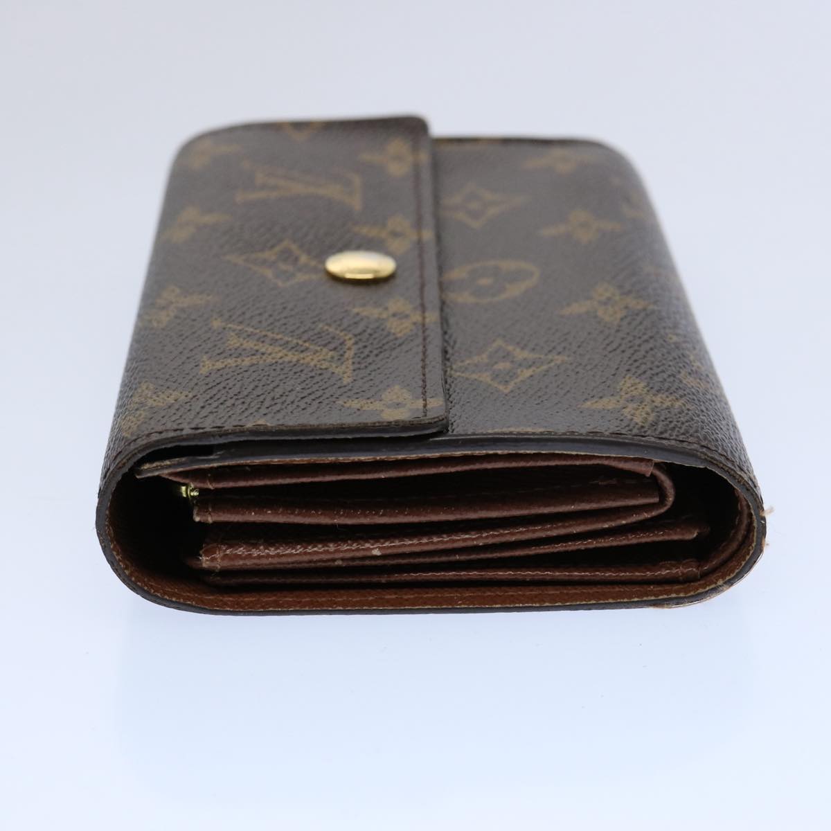 LOUIS VUITTON Monogram Porte Tresor Etui Chequier Wallet M61200 LV 62882