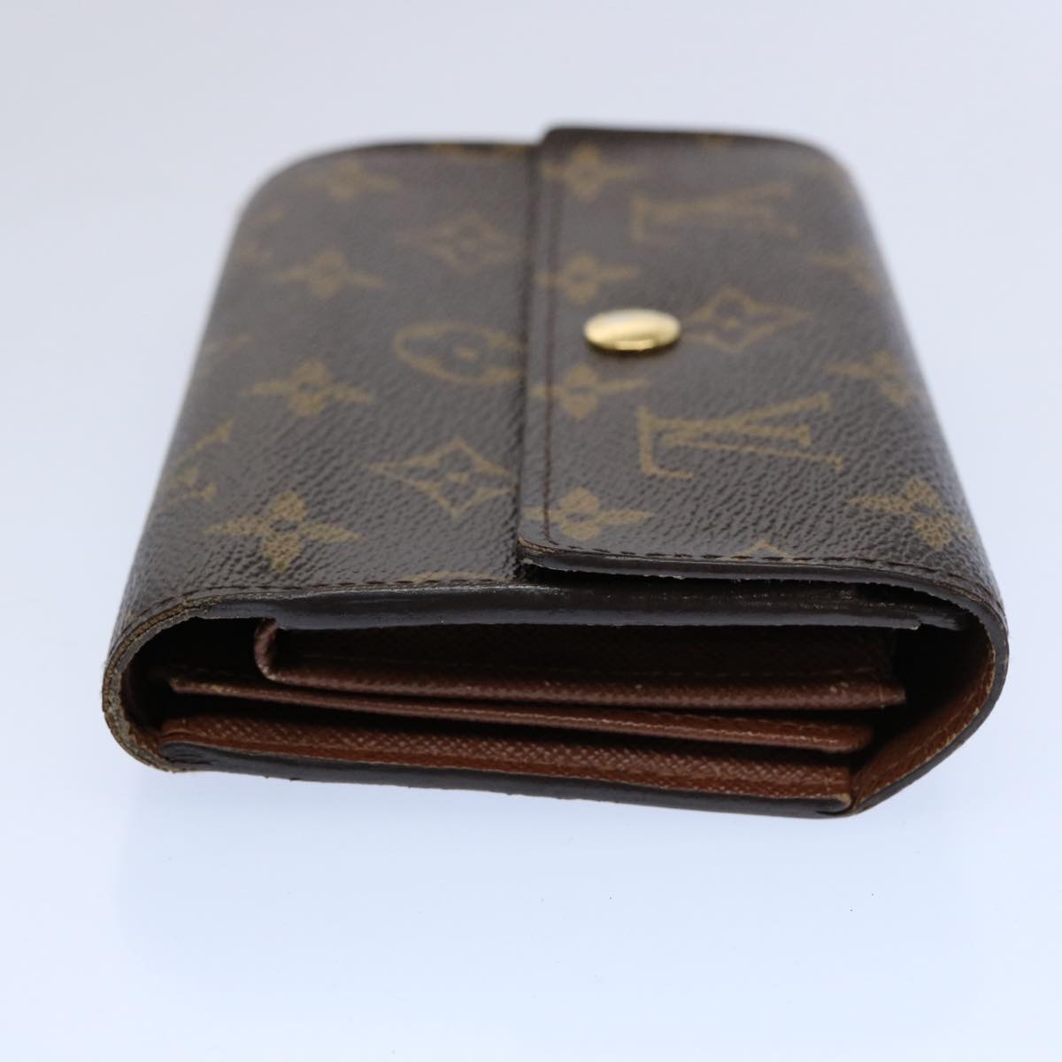 LOUIS VUITTON Monogram Porte Tresor Etui Chequier Wallet M61200 LV 62882