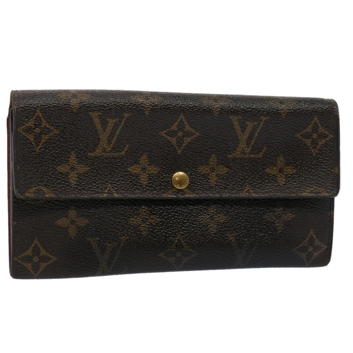 LOUIS VUITTON Monogram Portefeuille Sarah Long Wallet M60531 LV 62890