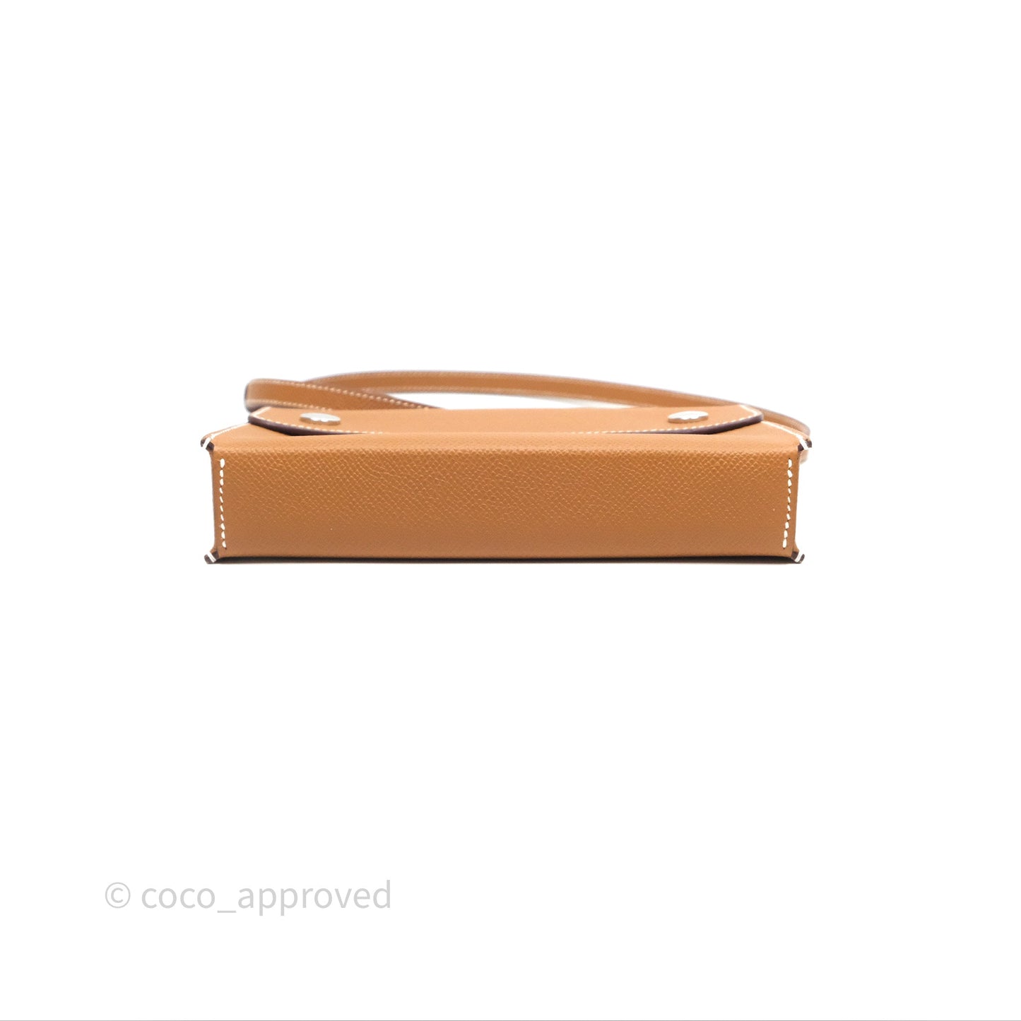 Hermès Hermesnap Wallet Epsom Gold 37 Palladium Hardware