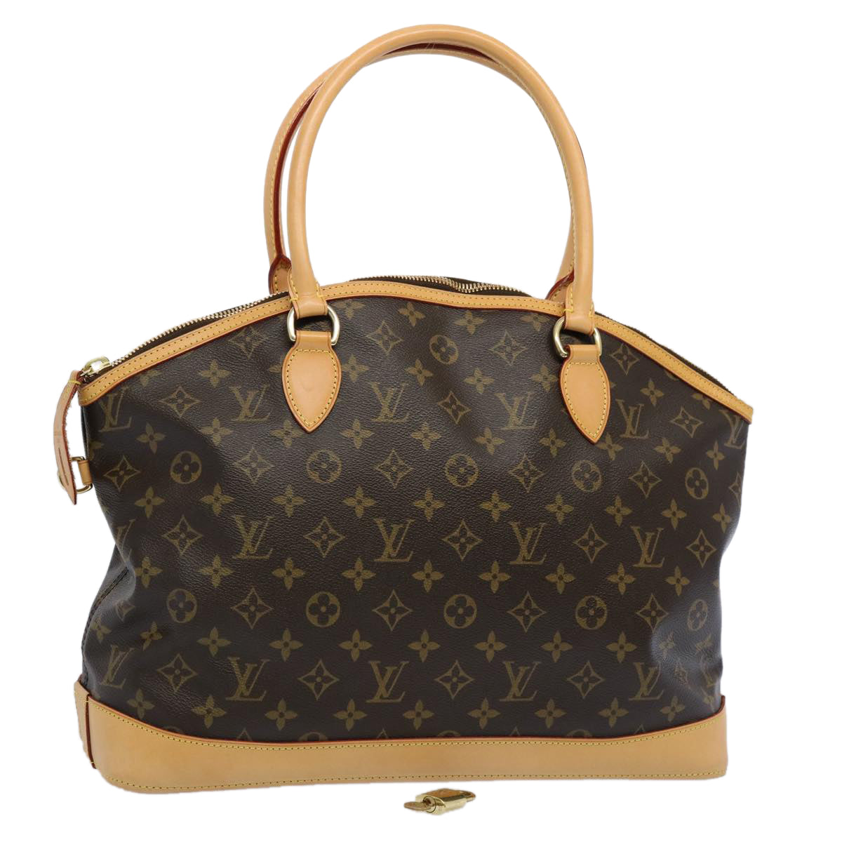 LOUIS VUITTON Monogram Lockit Horizontal Hand Bag M40104 LV 62923