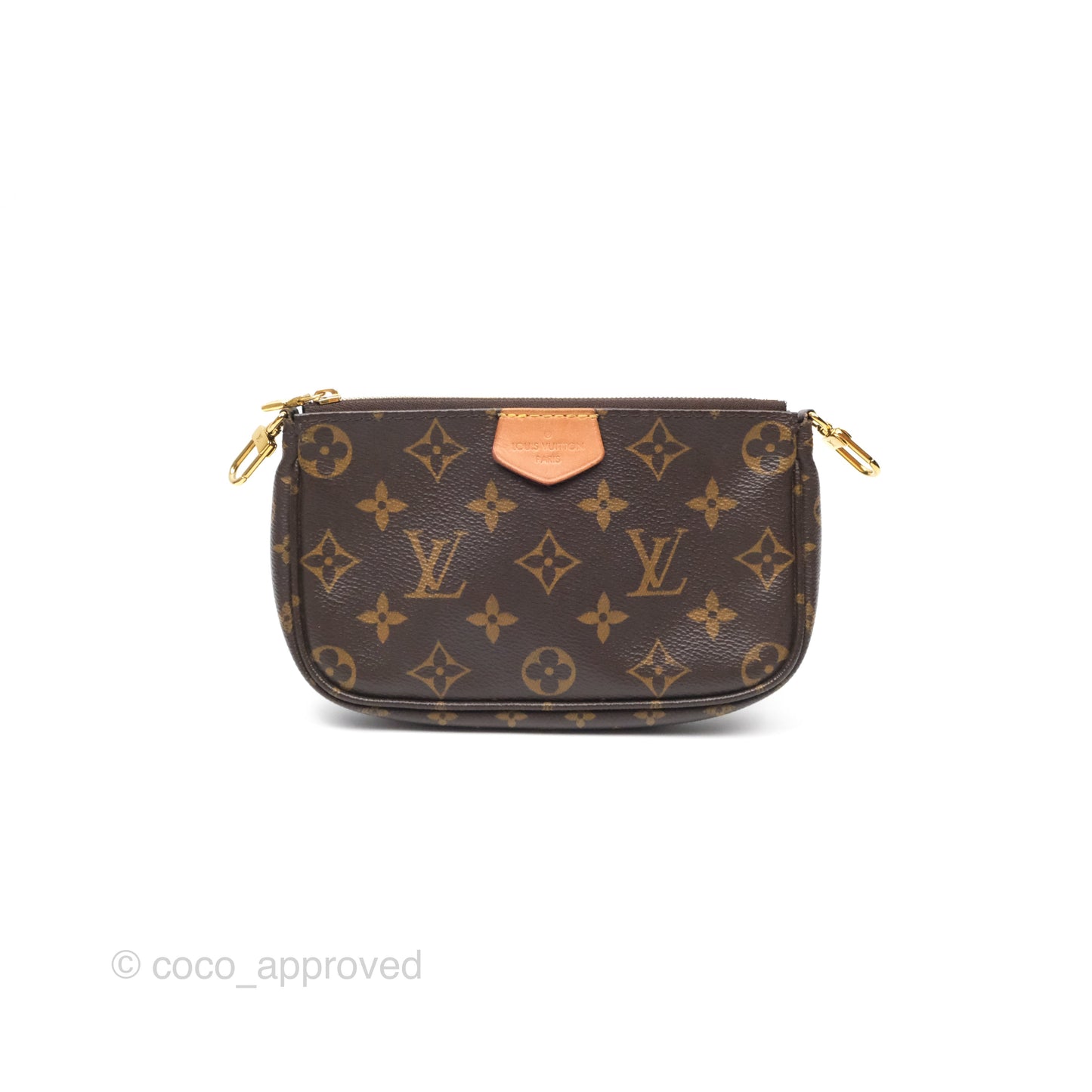 Louis Vuitton Multi Pochette Accessories Pink Monogram Canvas