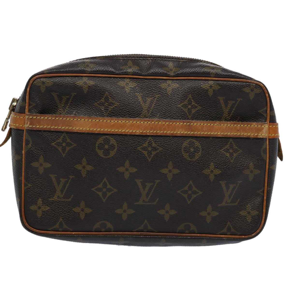 LOUIS VUITTON Monogram Compiegne 23 Clutch Bag M51847 LV 62943