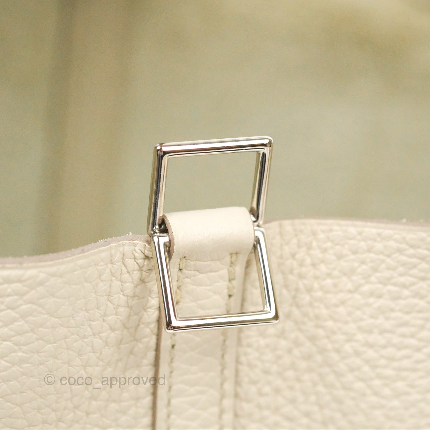 Hermès Picotin 18 Beton Clemence Palladium Hardware