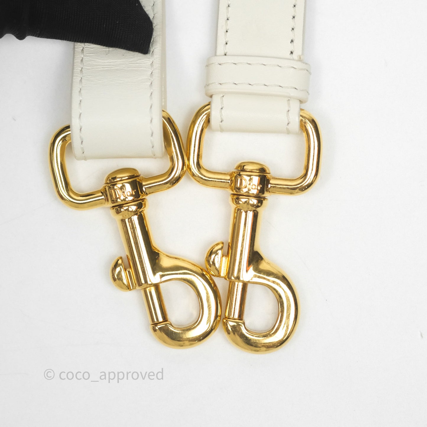 Christian Dior Medium Bobby Flap White Box Calfskin