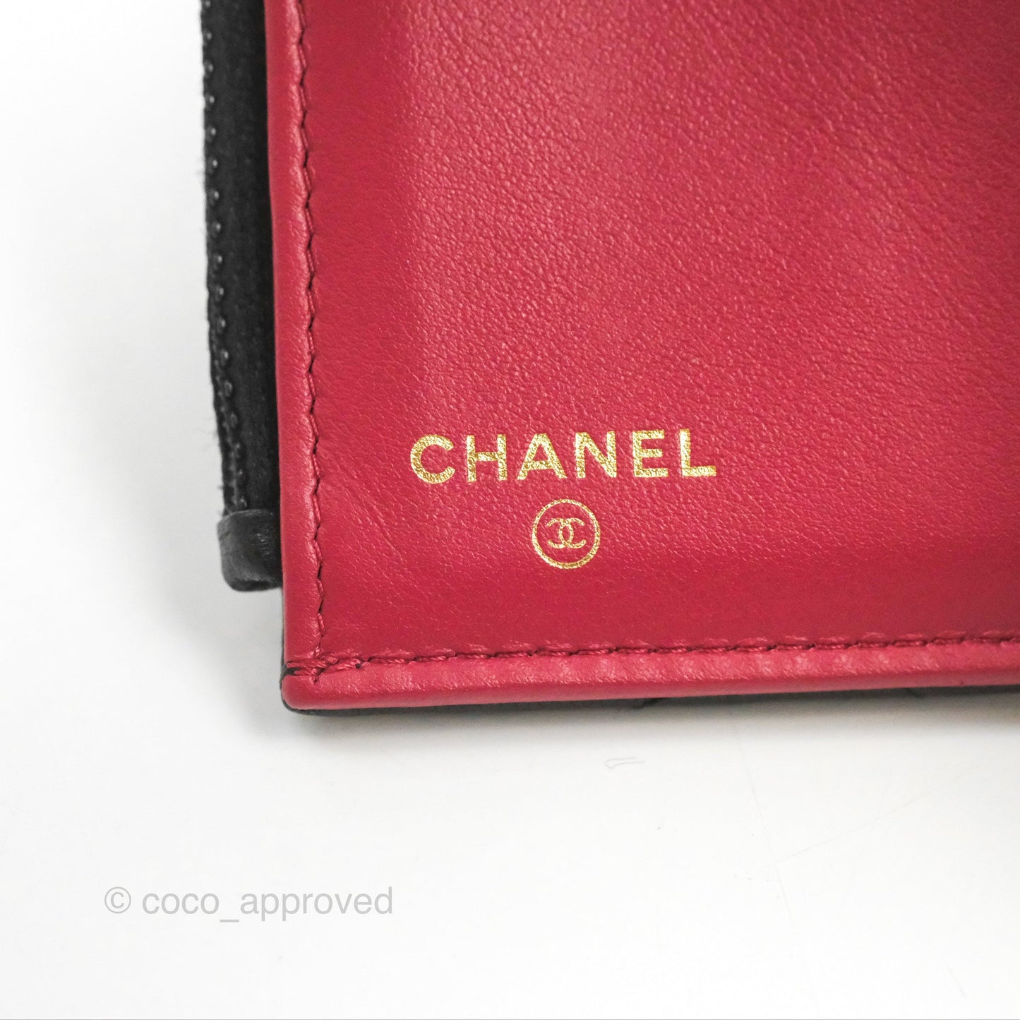 Chanel 19 Short Flap Wallet Black Lambskin