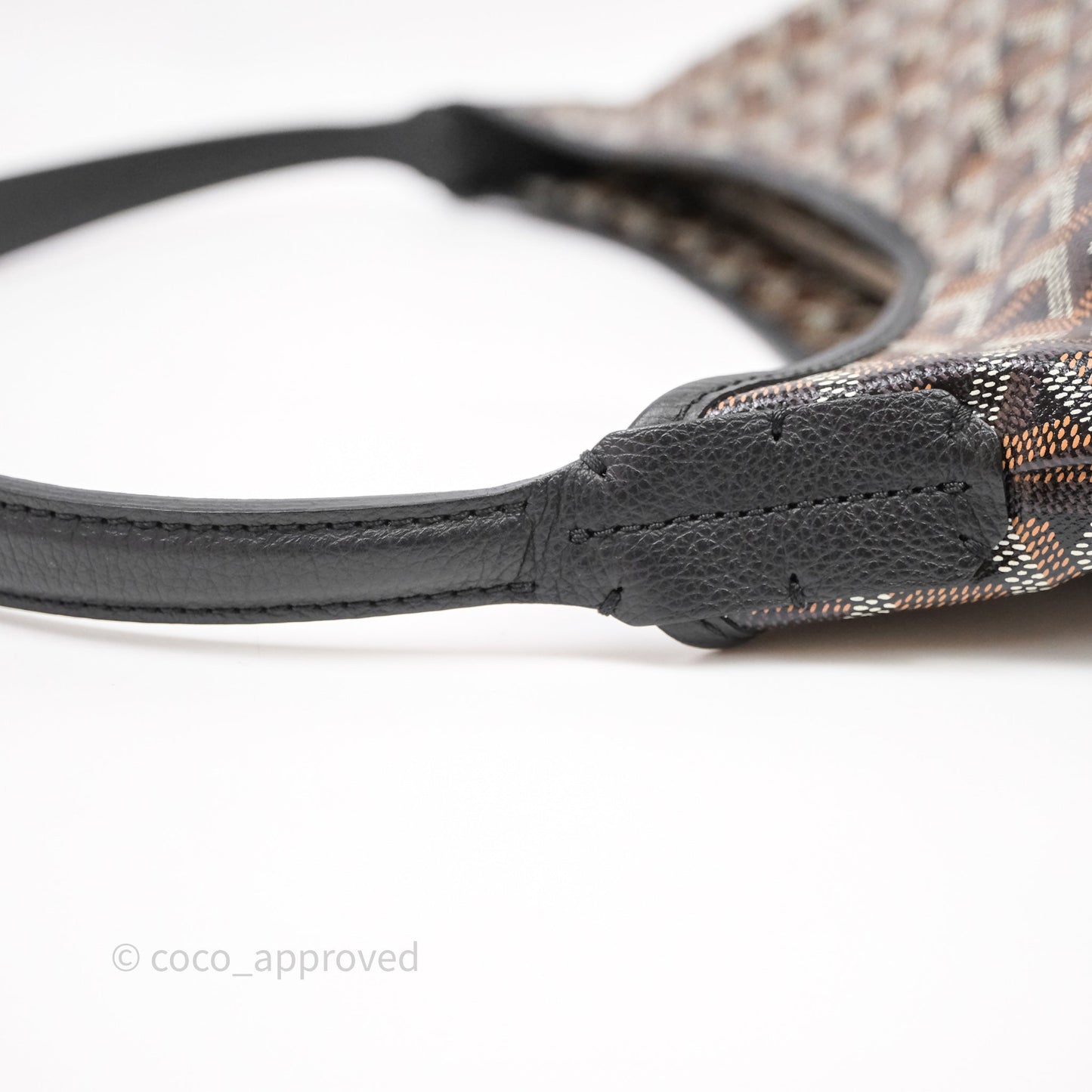 Goyard Bohème Hobo Bag Black Goyardine Canvas