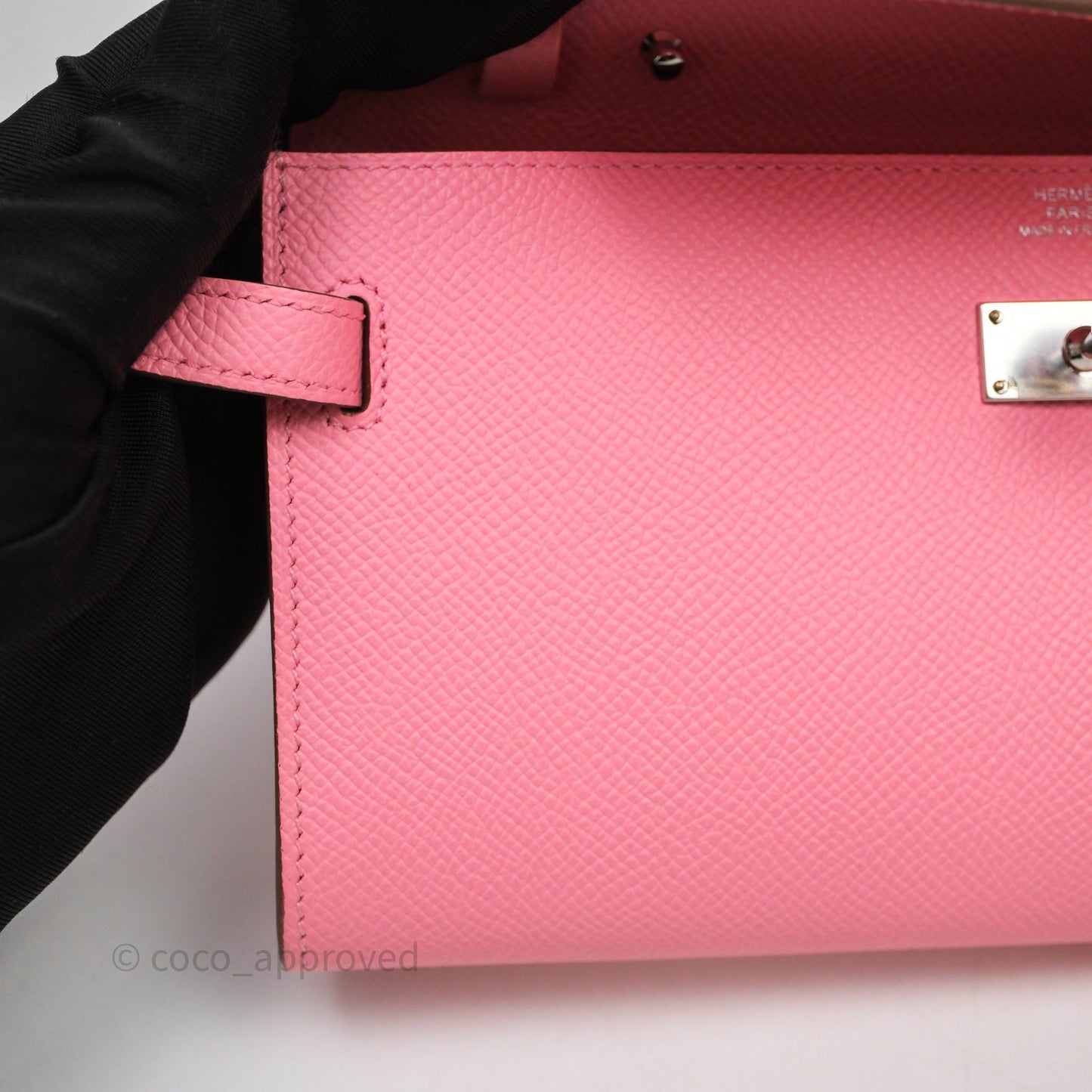 Hermès Kelly To Go Wallet Rose Confetti Epsom Palladium Hardware