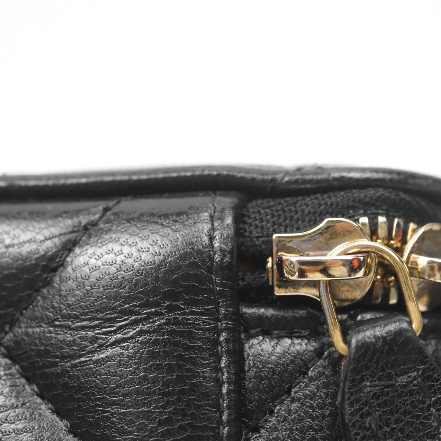 Chanel Vanity With Chain Black Goatskin Mixed Hardware