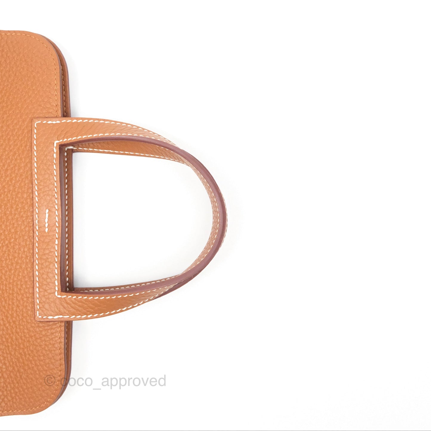 Hermès Halzan 25 Gold Clemence Gold Hardware