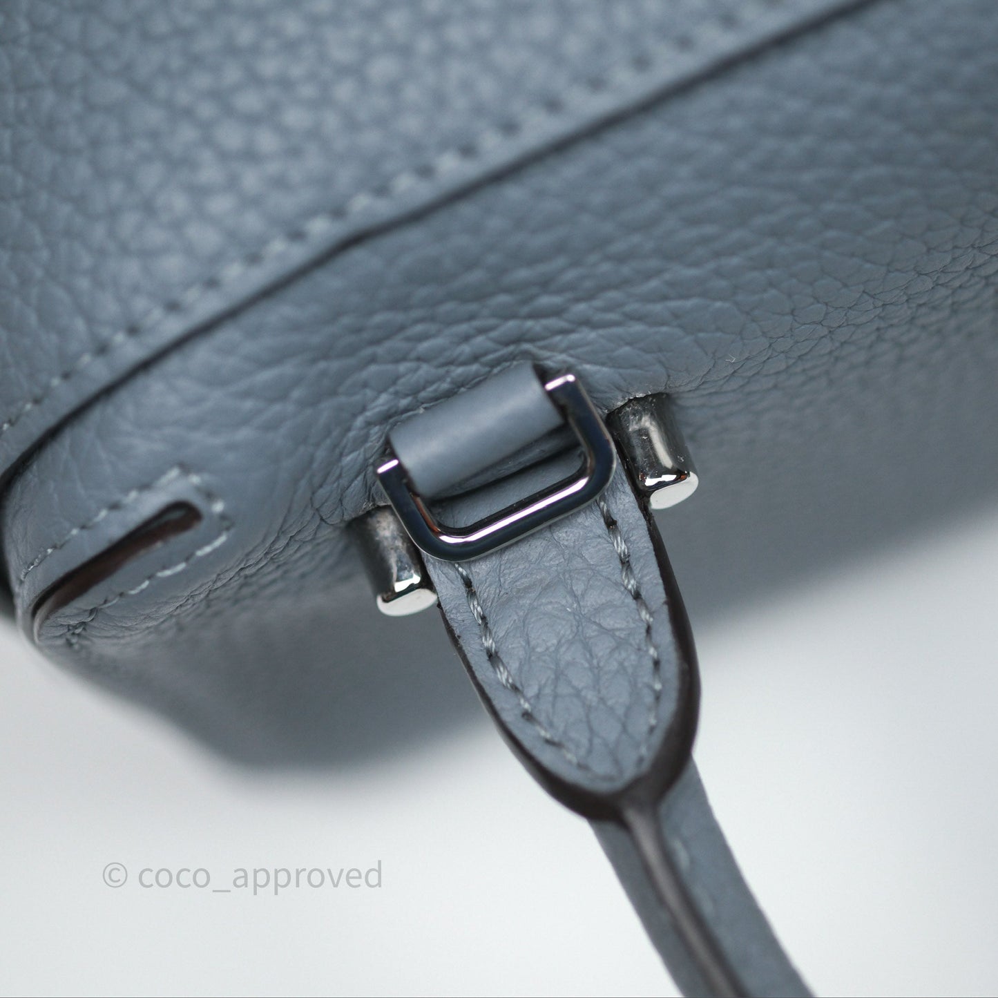 Delvaux Cool Box Nano Taurillon Soft Grained Calfskin Pacific Palladium Hardware