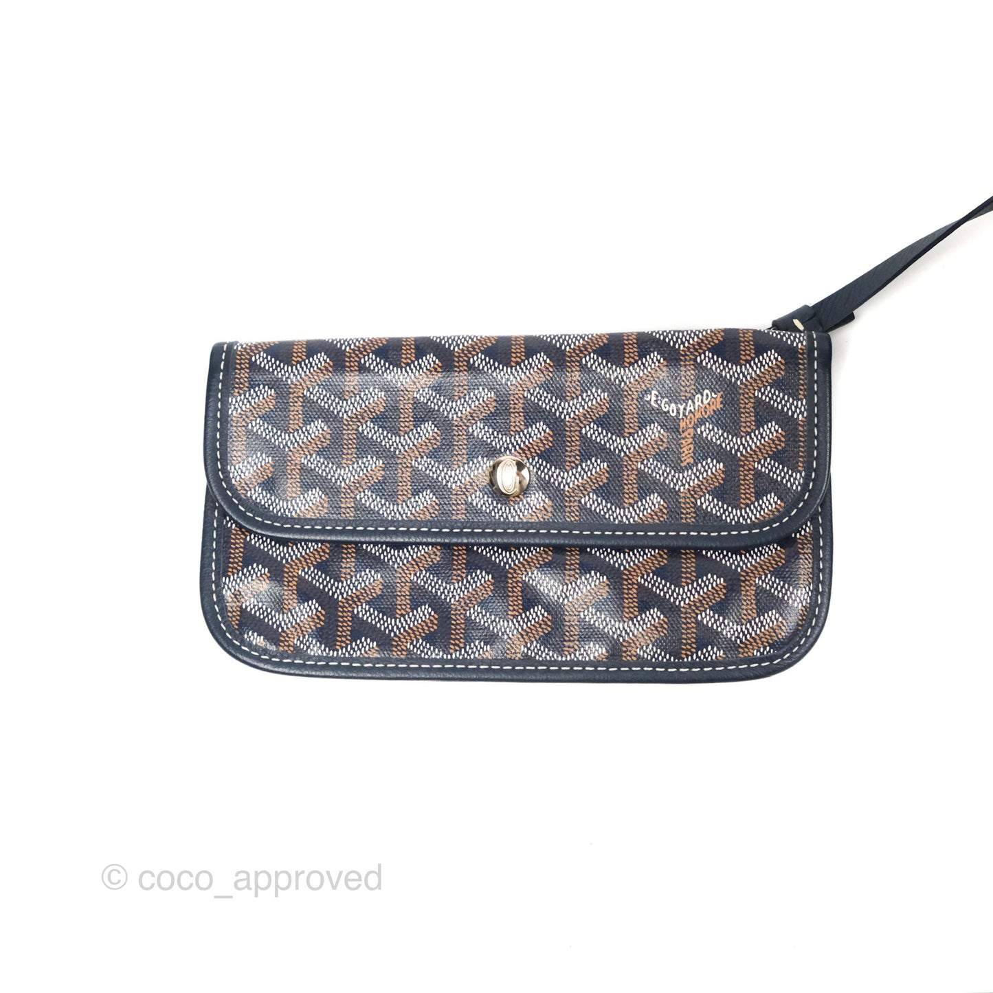 Goyard St. Louis Tote GM Navy/Tan
