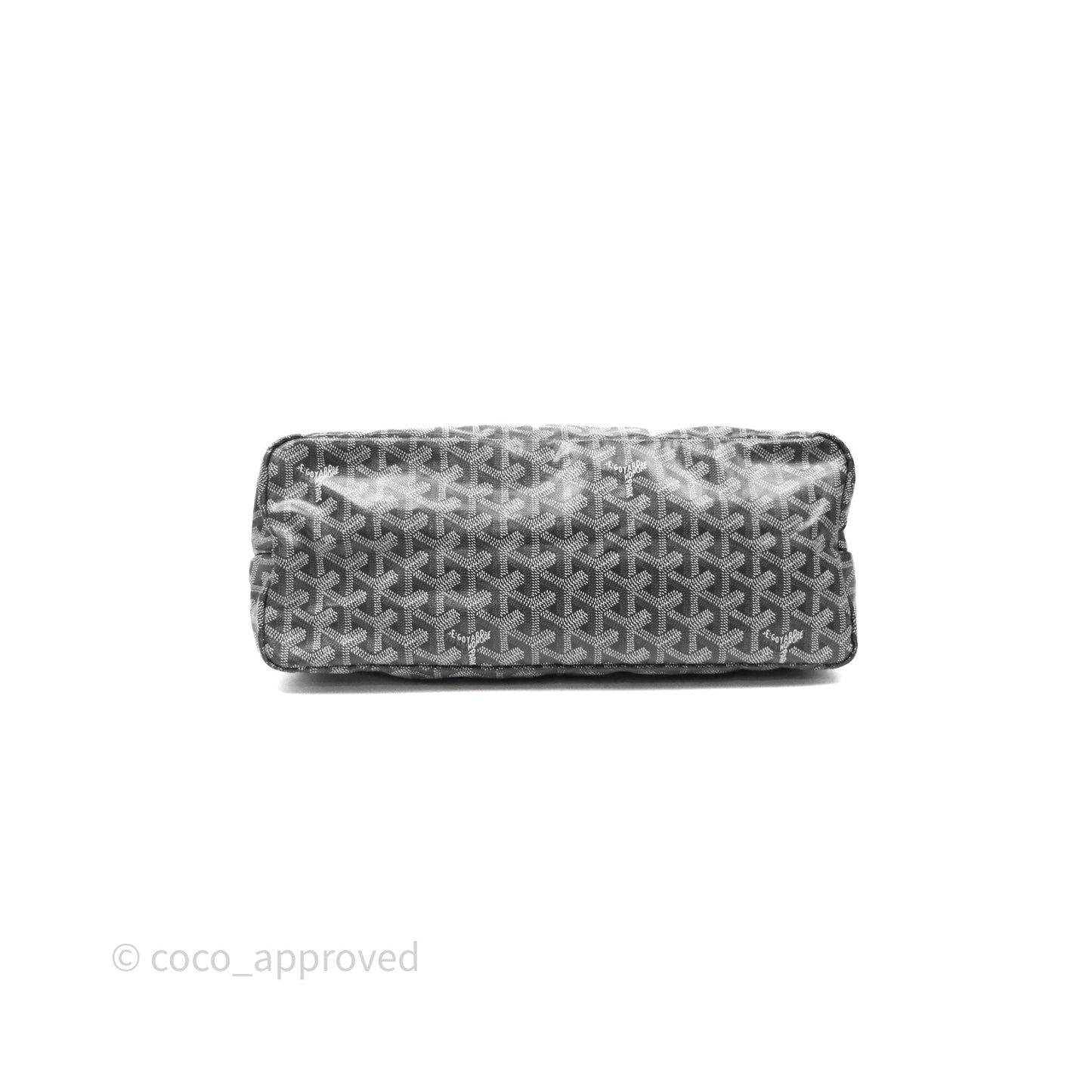Goyard Bohème Hobo Bag Grey Goyardine Canvas Pink Heart