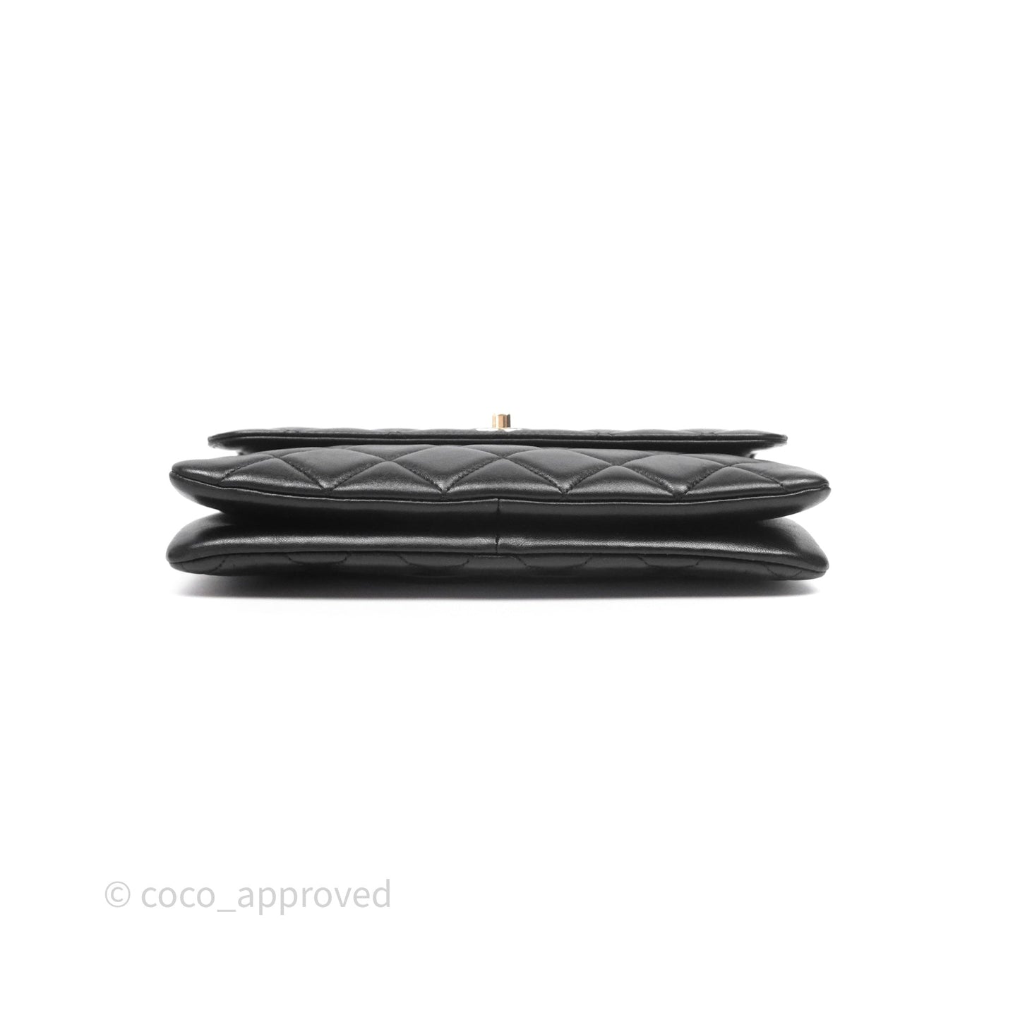 Chanel Medium Trendy CC Flap Bag Lambskin Black Aged Hardware