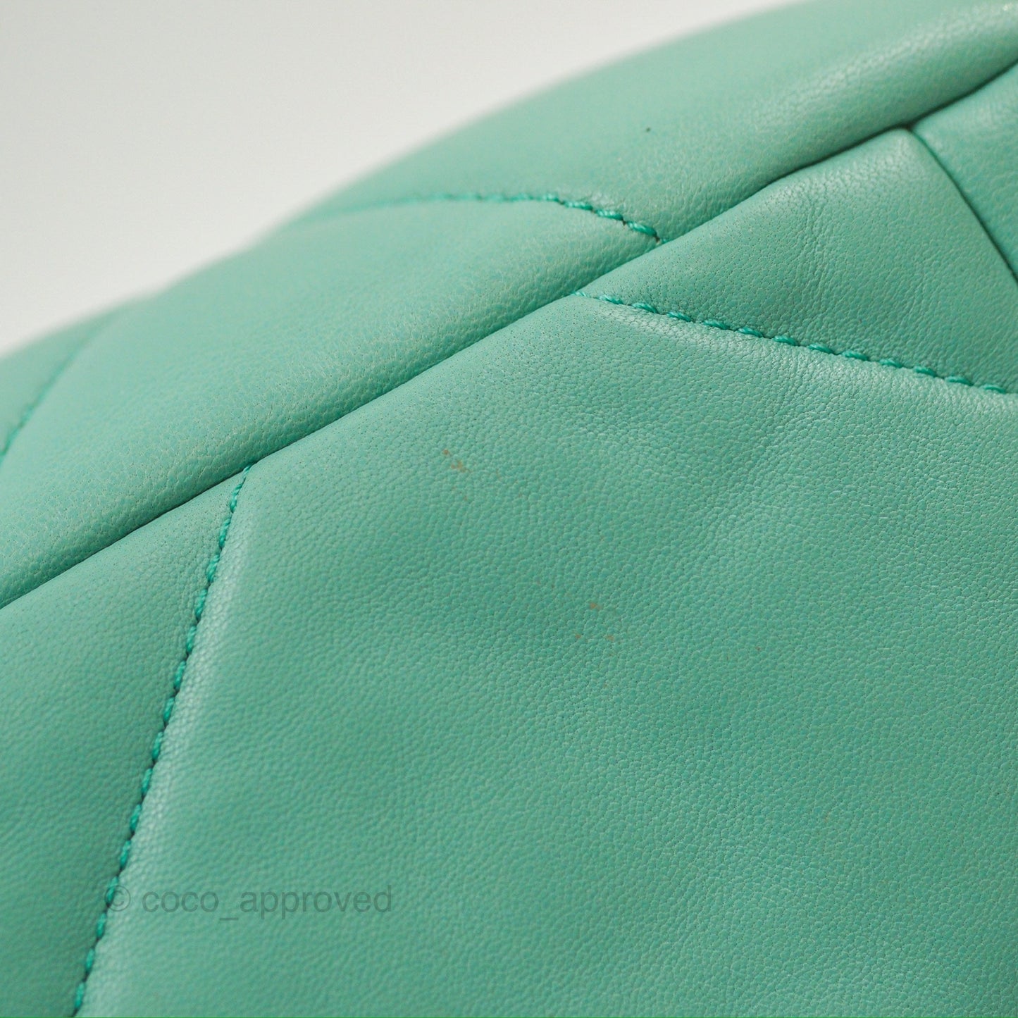 Chanel 19 Small Tiffany Blue Mixed Hardware